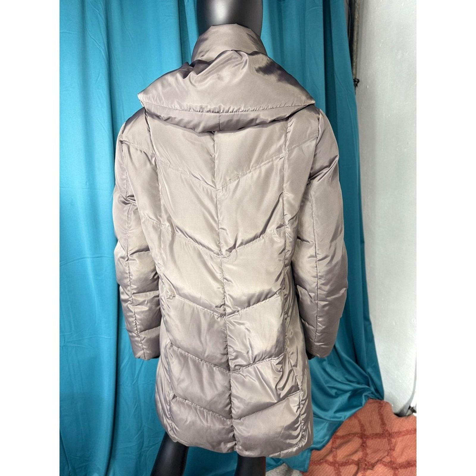Lauren Ralph Lauren Lauren Ralph Lauren Womens Taupe Down Filled Puffer Toggle L Size L / US 10 / IT 46 - 3 Thumbnail