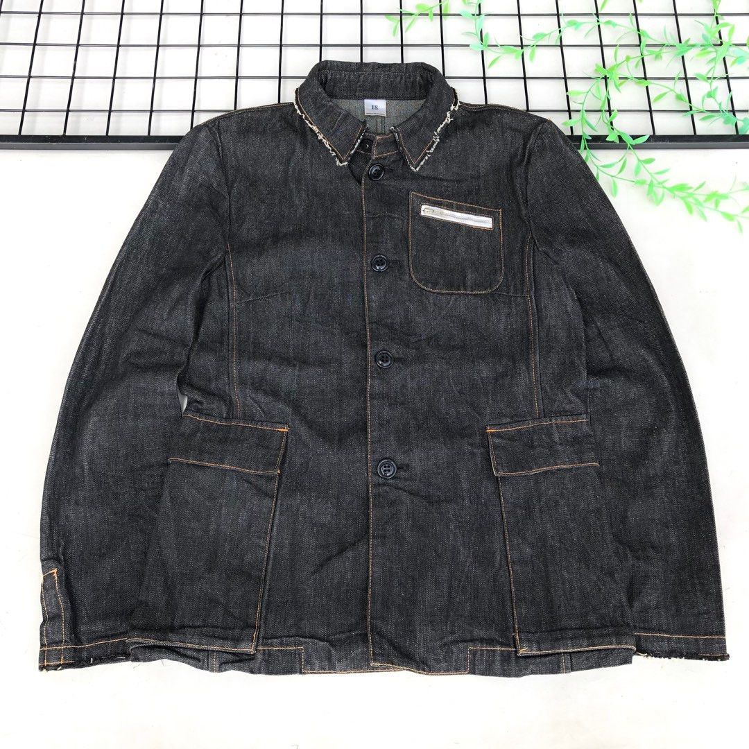 Issey Miyake × Japanese Brand × Vintage Sunao Kuwahar by Issey Miyake Big Pocket Denim Size US M / EU 48-50 / 2 - 1 Thumbnail