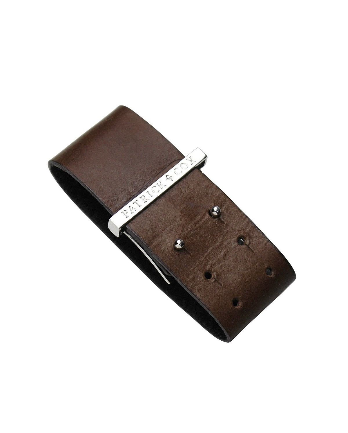 Vintage 2000S PATRICK COX WIDE LEATHER BRACELET Size ONE SIZE - 2 Thumbnail