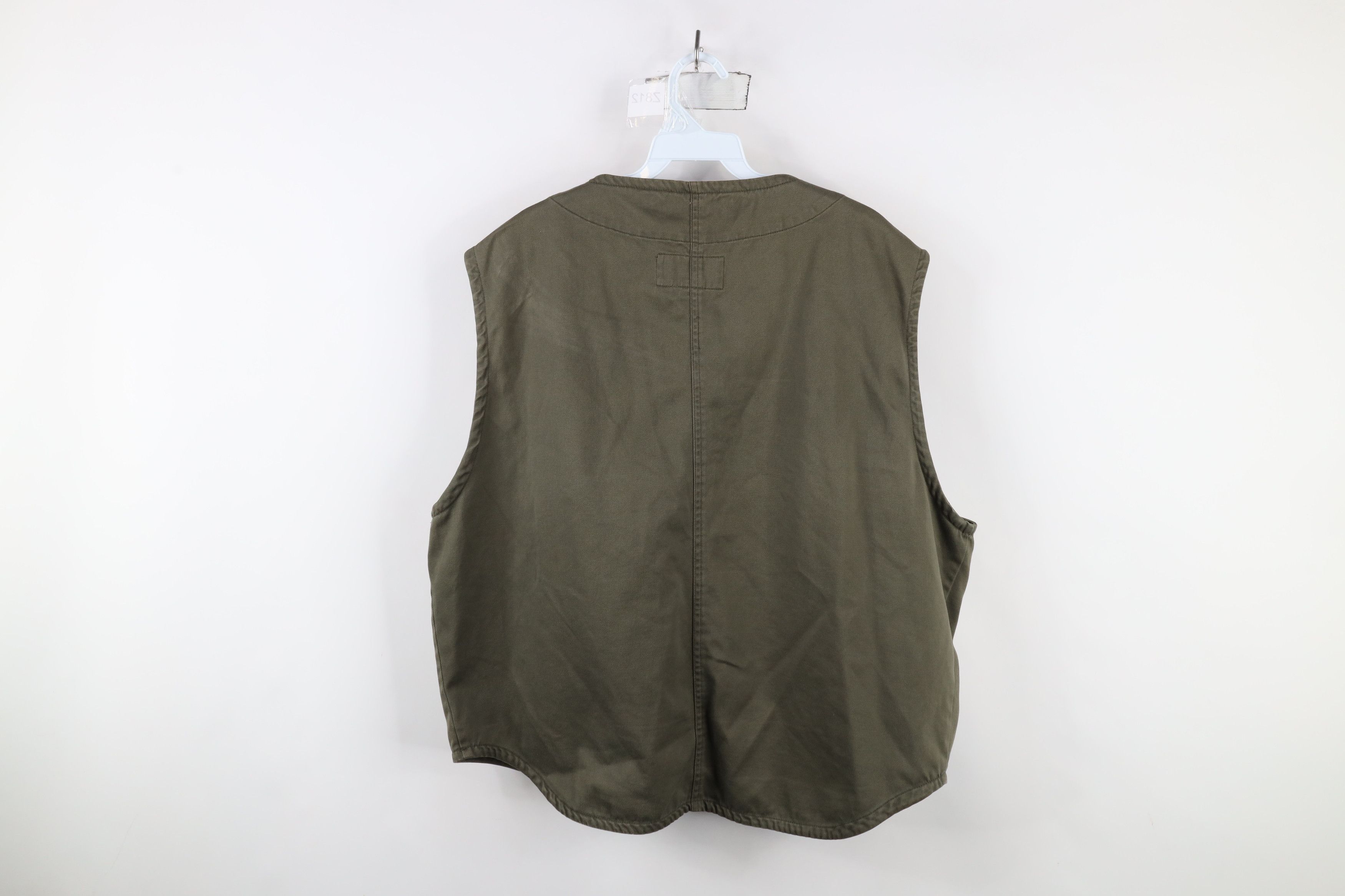 Eddie Bauer × Vintage Vintage 90s Eddie Bauer Tactical Fishing Vest Jacket Green Size US L / EU 52-54 / 3 - 12 Thumbnail