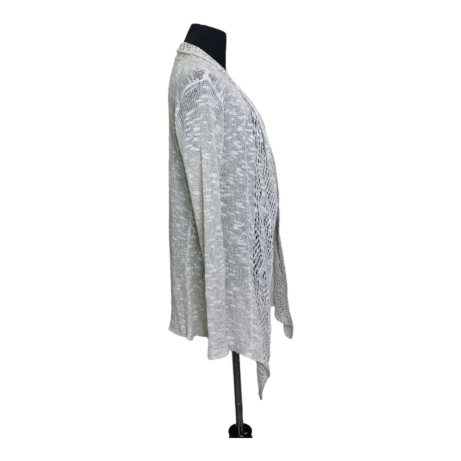 Eileen Fisher Eileen Fisher beige long sleeves open cardigan size Small Size S / US 4 / IT 40 - 7 Thumbnail