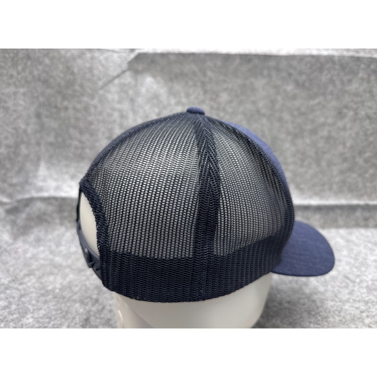 Rip Curl RIP CURL Hat Cap Snap Back Adult Blue Denim Look Trucker Polyester Wool Blend Size ONE SIZE - 7 Thumbnail