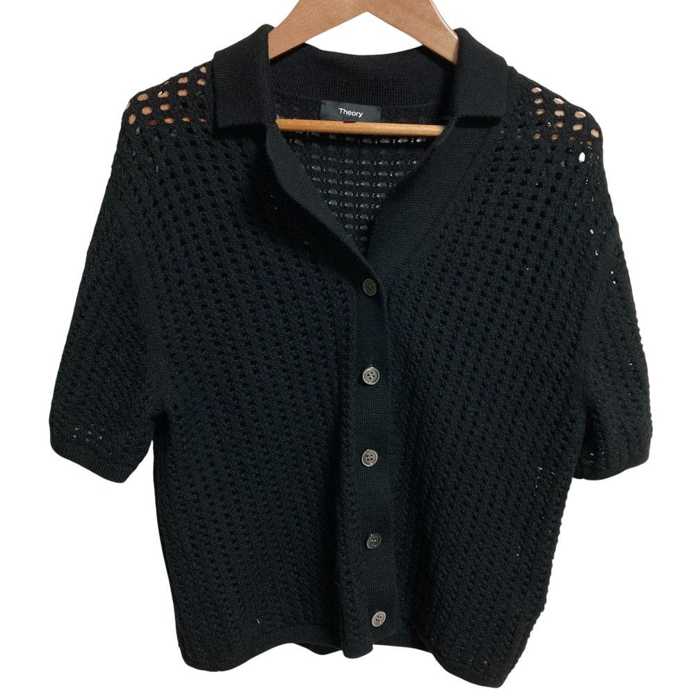Theory Theory Theory SUPER WOOL 2 SHRUNKEN CAMP Wool Knit Shirt Others Tops DUTY FREE for USA Size ONE SIZE - 1 Thumbnail