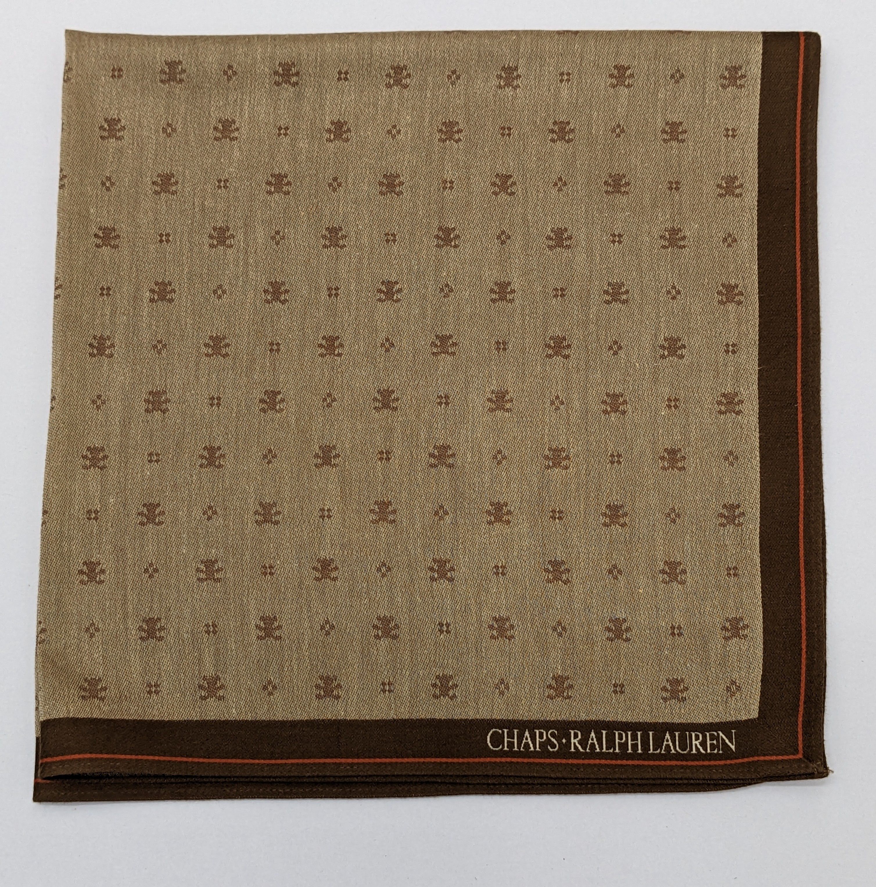 Chaps Ralph Lauren Chaps Ralph Lauren Monogram Bear Print Handkerchief Size ONE SIZE - 1 Thumbnail
