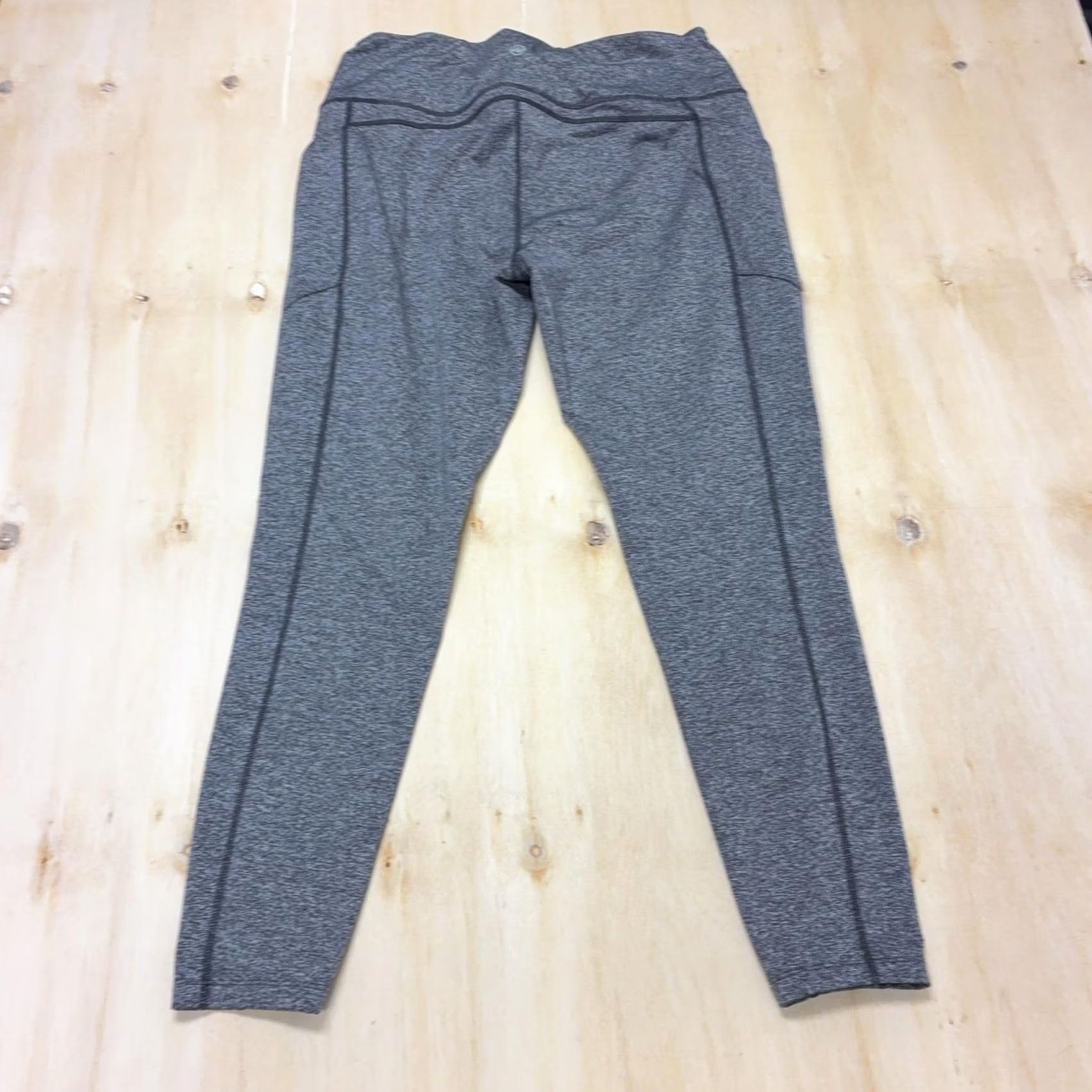 Eddie Bauer Eddie Bauer Leggings Womens XL Gray Ankle Knit Elastic Waist Zip Pocket Gym Size 40" / US 18 - 4 Thumbnail