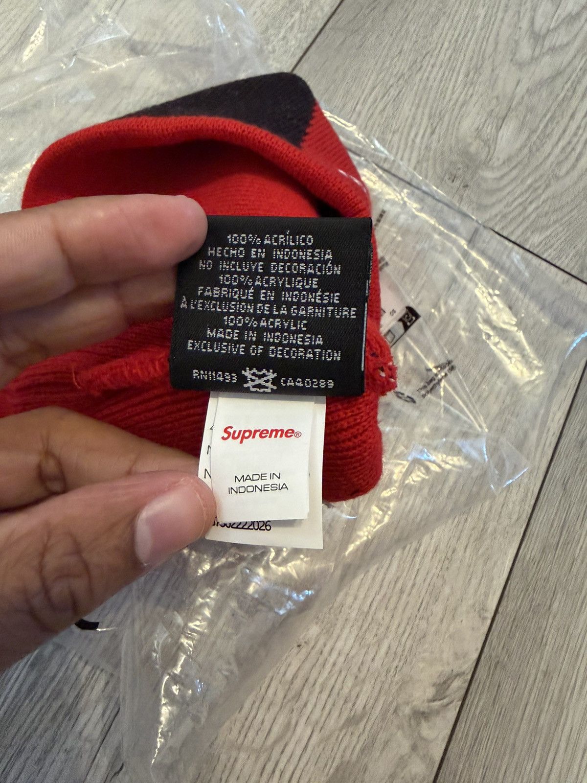 Supreme Supreme SS26 Ghostface Beanie Red Size ONE SIZE - 7 Thumbnail