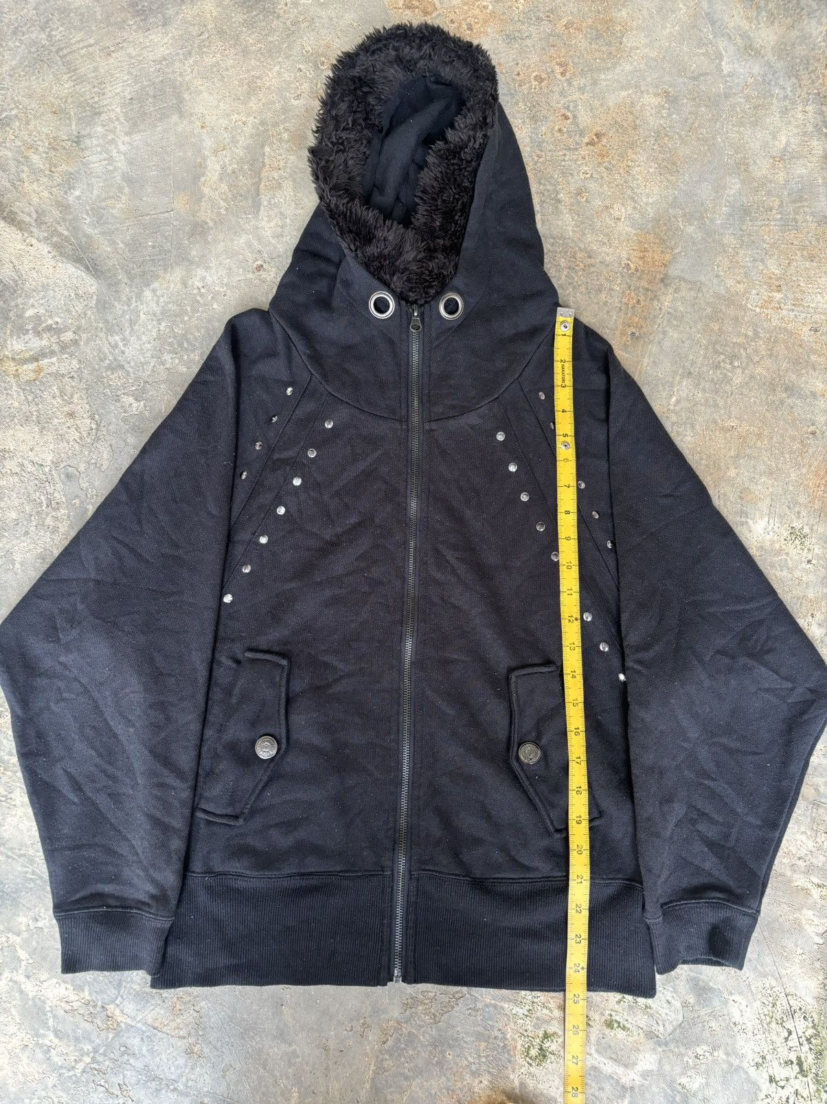 Hysteric Glamour Y2k Fur Hoodie Dig Dep Ifsixwasnine Lgb punk Style Size US M / EU 48-50 / 2 - 12 Thumbnail