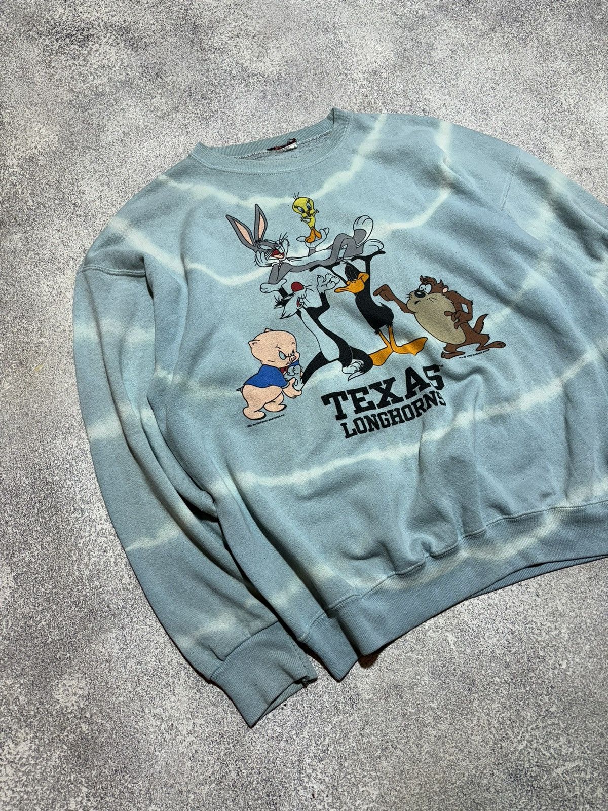 Vintage × Warner Bros Vintage Looney Tunes Warner Bros 1993 Texas Longhorns Size US XL / EU 56 / 4 - 2 Thumbnail