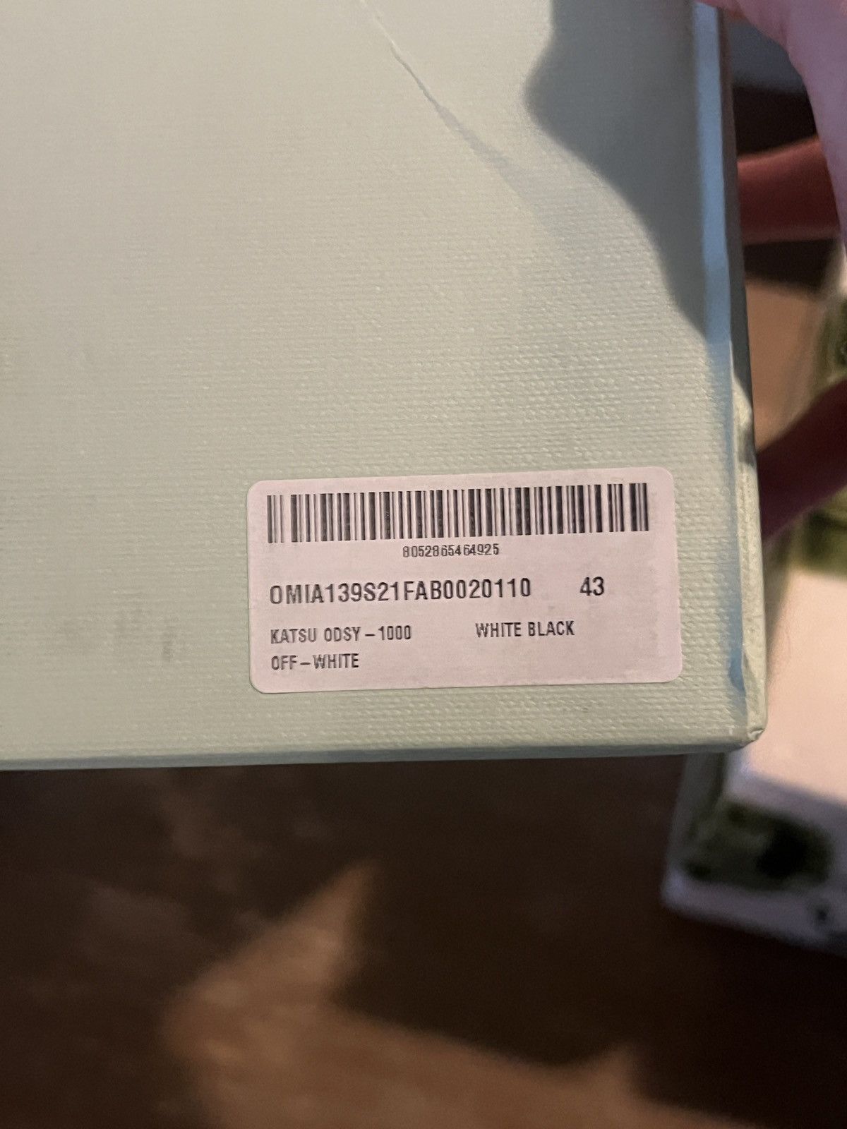Off-White Off-White x Katsu Odsy 1000 Size US 10 / EU 43 - 7 Thumbnail