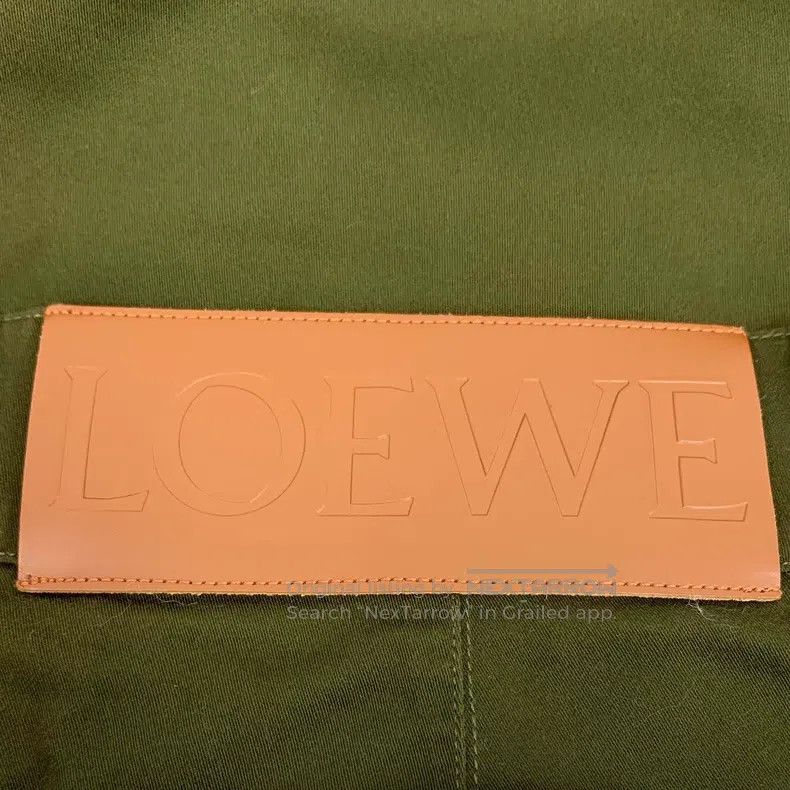 Loewe Loewe Military Green Logo Leather Patch Cotton Casual Work Size 30" / US 8 / IT 44 - 6 Thumbnail