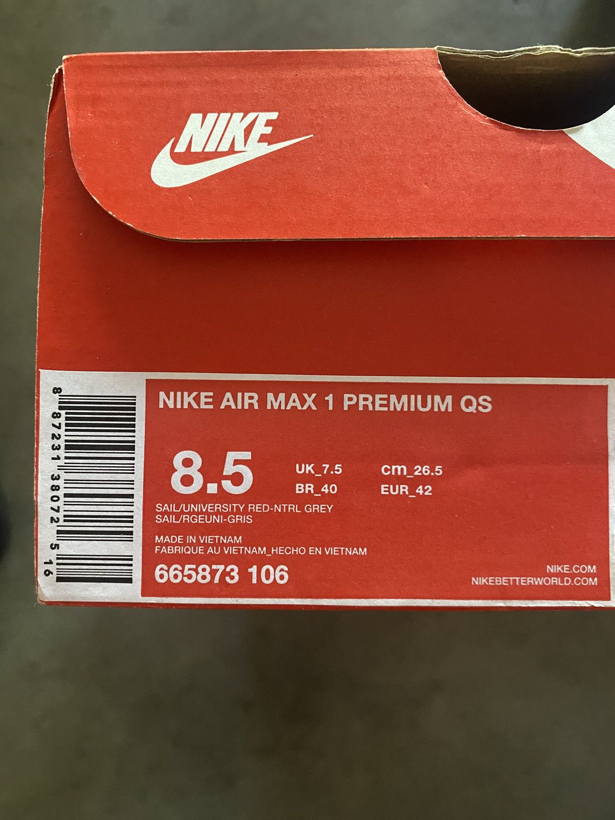 Nike Nike Air Max 1 Air Max Day 3.26 Size US 8.5 / EU 41-42 - 3 Thumbnail