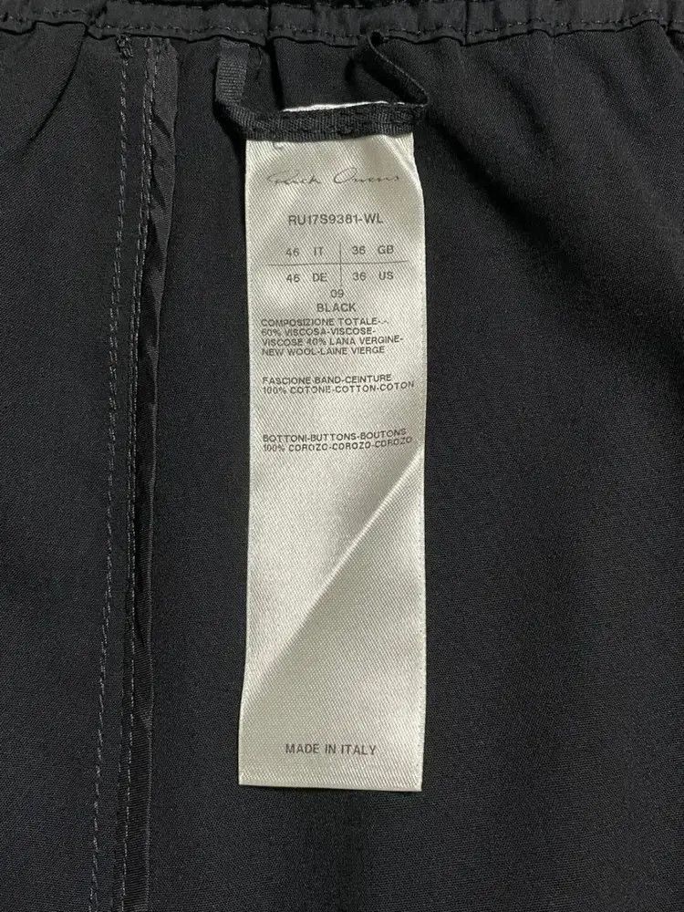 Rick Owens Sz 46 Rick Owens Cropped Sweatpants-2505 Size US 30 / EU 46 - 3 Thumbnail