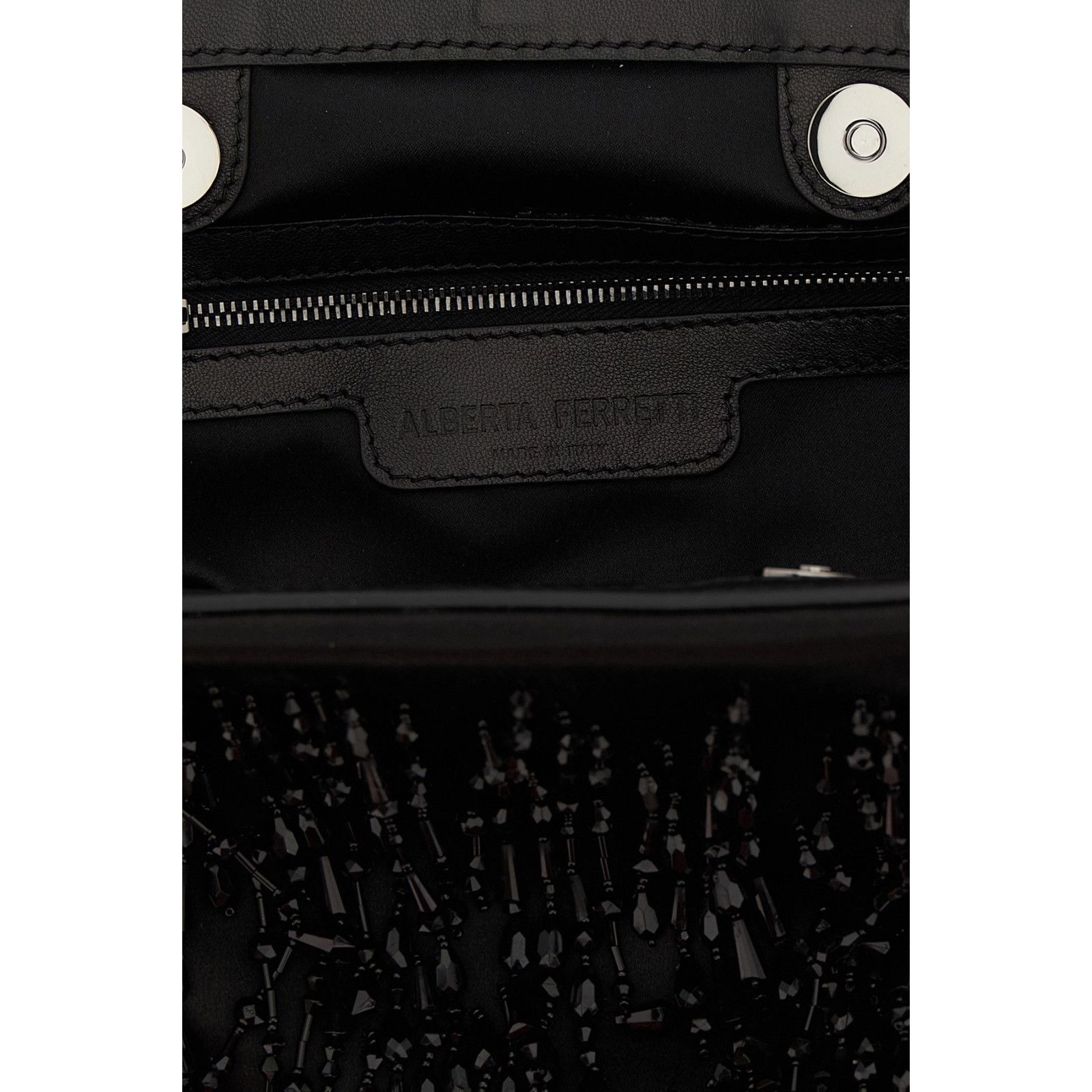 Alberta Ferretti Alberta Ferretti Black Satin Clutch New & Authentic Size ONE SIZE - 4 Thumbnail
