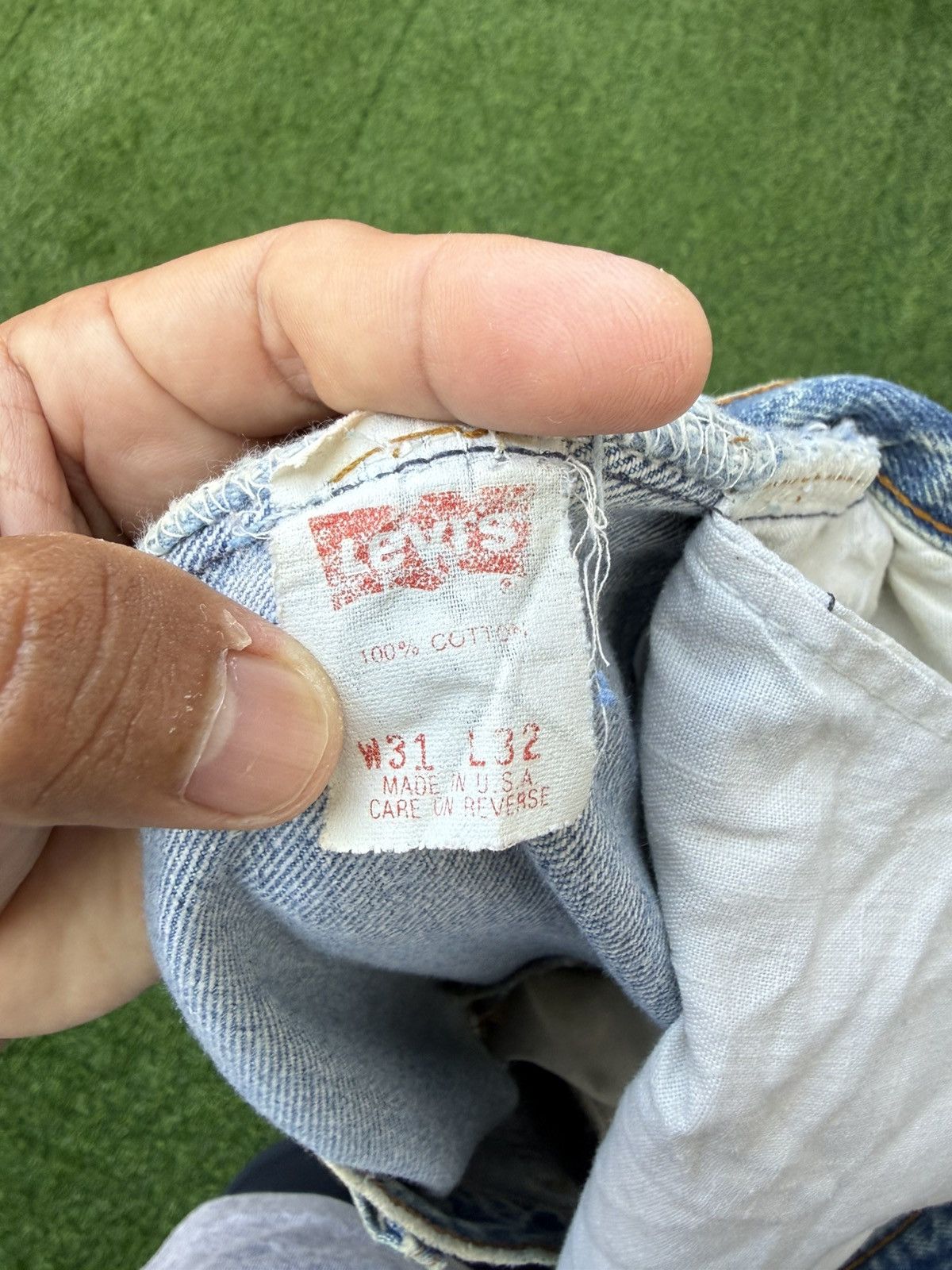 Levi's Vintage Clothing W31x32 Vintage levi’s 501 faded made in USA Size US 31 - 7 Thumbnail