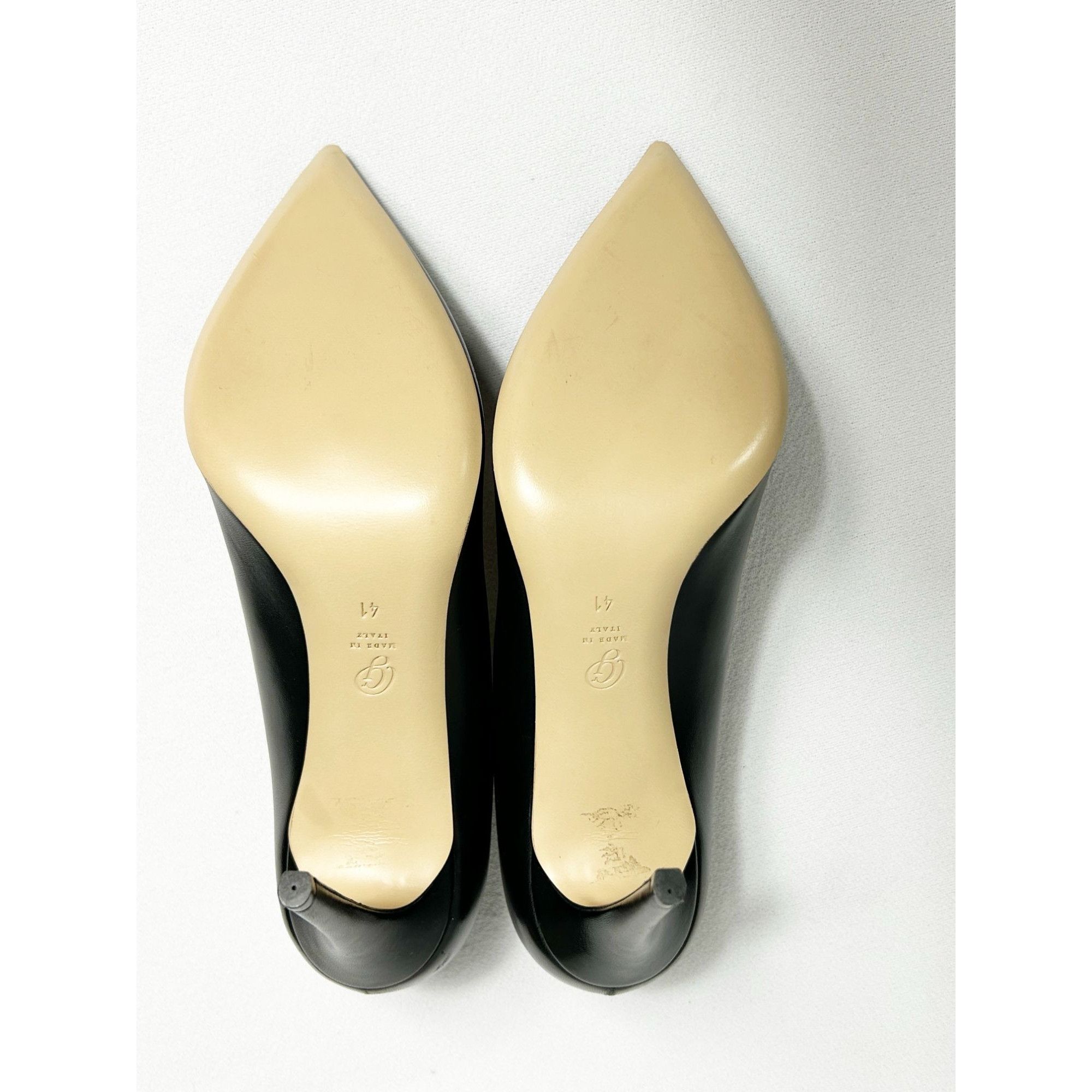 M.Gemi M. Gemi Esatto Nappa Leather 90mm Stiletto Pump in Black - S Size US 11 / IT 41 - 6 Thumbnail