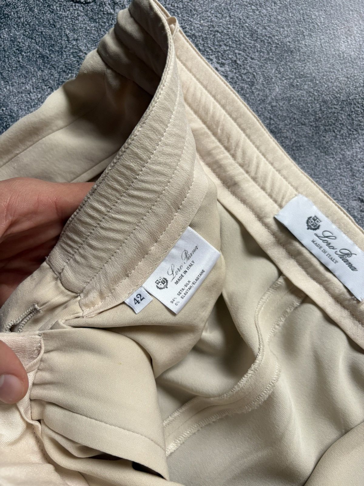 Loro Piana Loro Piana Luxury Silk Woman’s Trousers Pants Size 42 Size 28" / US 6 / IT 42 - 10 Thumbnail