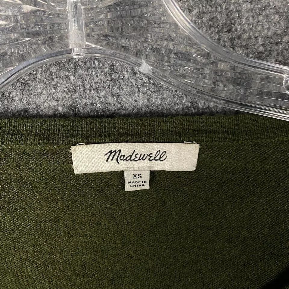 Madewell Madewell Top Women's XS Long Sleeve Green Adults X-Small Size XS / US 0-2 / IT 36-38 - 3 Thumbnail