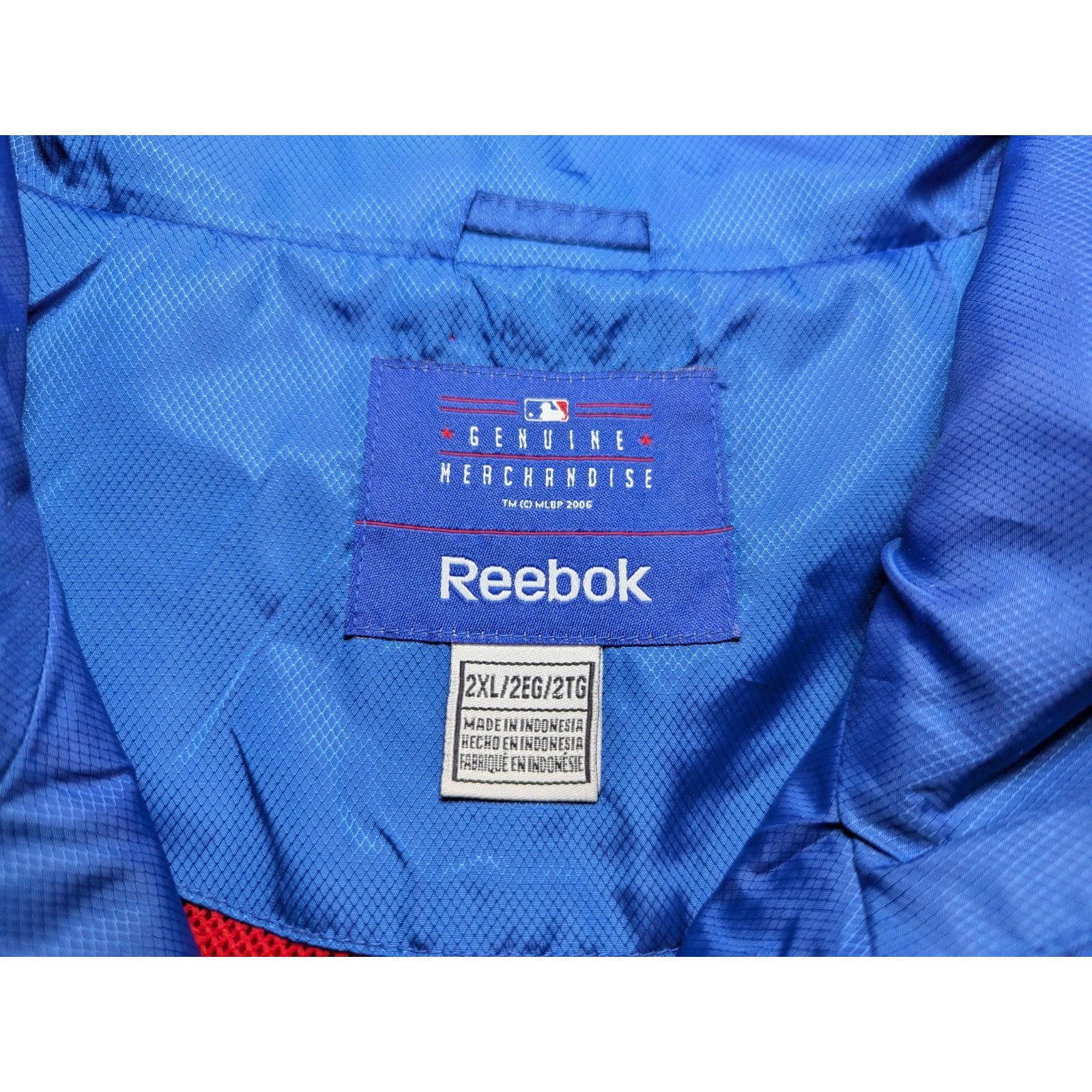 Reebok Reebok Men's XXL Chicago Cubs Genuine Merchandise Windbreak Size US XXL / EU 58 / 5 - 5 Thumbnail
