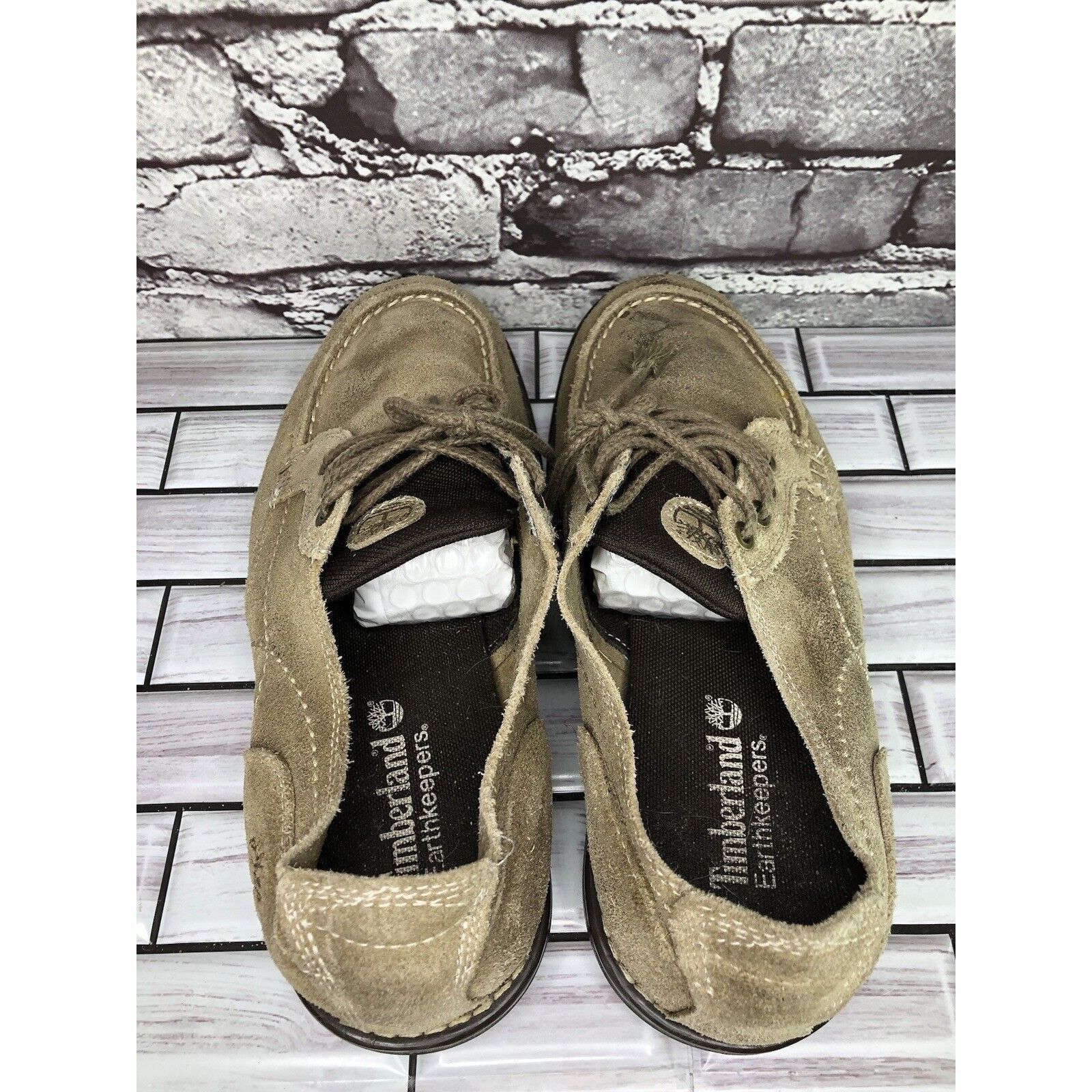 Timberland Timberland Earth Keepers Taupe Oxfords Moc Toe Lace Up Shoes Size US 8.5 / EU 41-42 - 6 Thumbnail