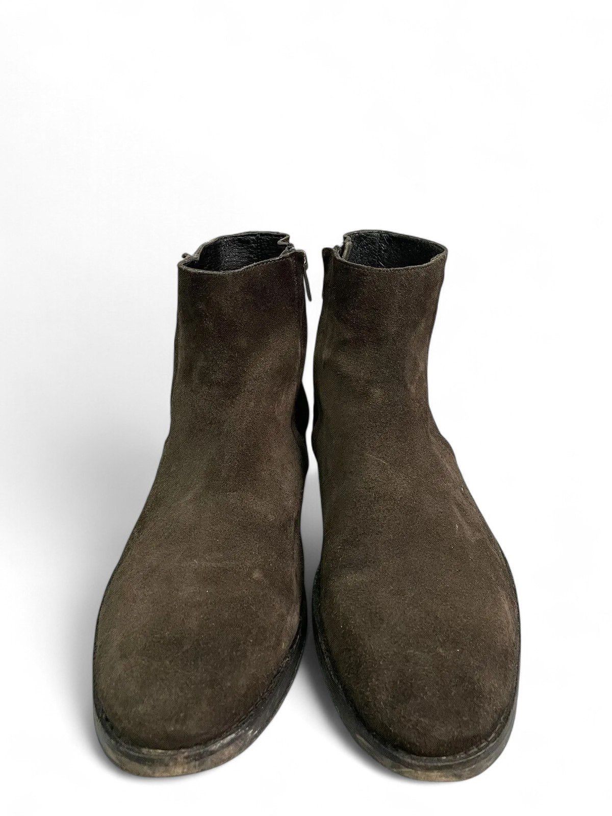 Allsaints All Saints Brown Suede Zip Boots Distressed guidi style Size US 12 / EU 45 - 5 Thumbnail