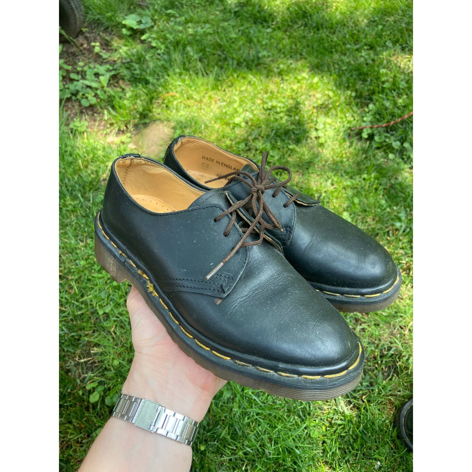 Dr. Martens Vintage 4.5 Doc Marten 1461 Loafers Women s Made in England Grailed
