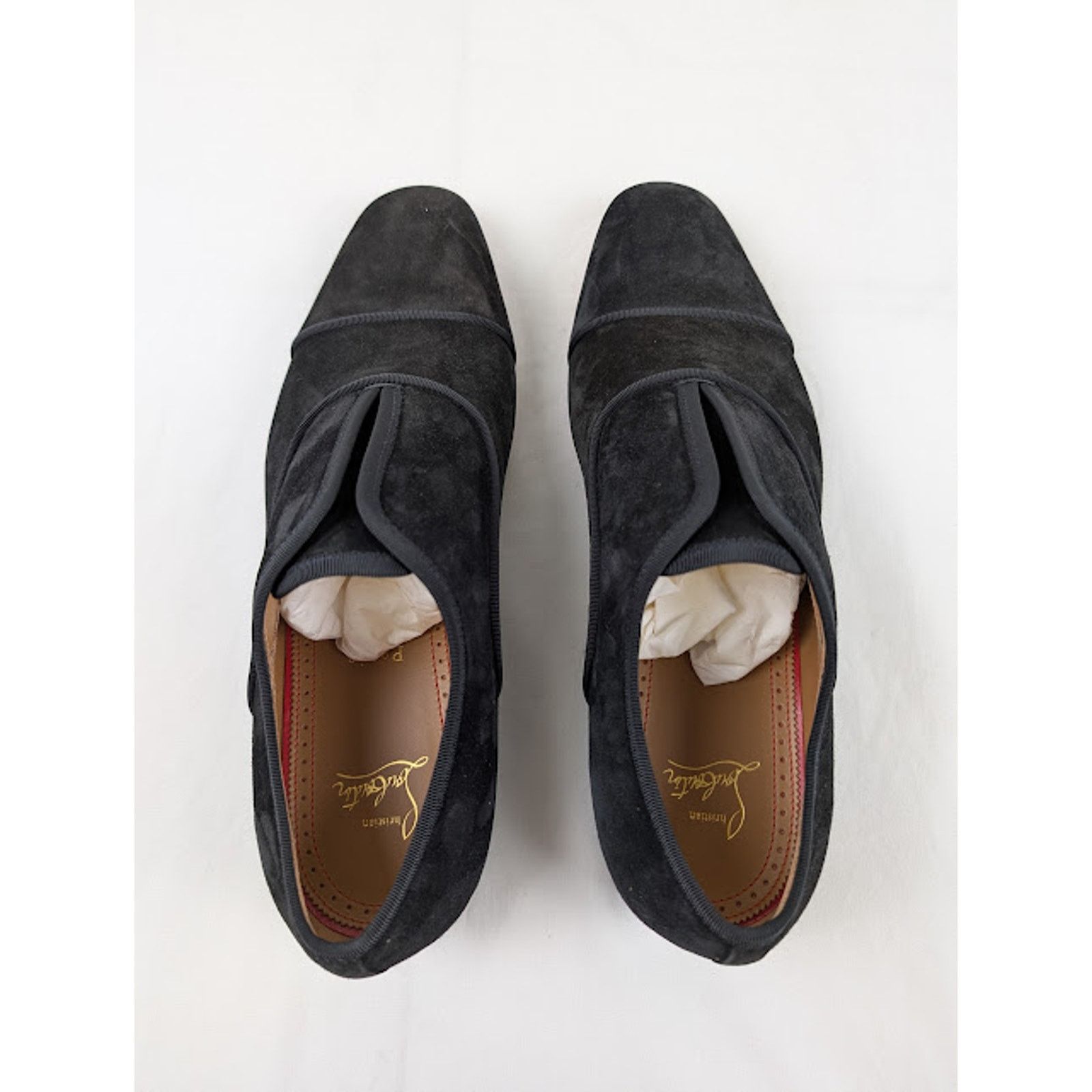 Christian Louboutin o1rshd1 Alpha Male Flat Shoes in Black Size US 12 / EU 45 - 11 Thumbnail