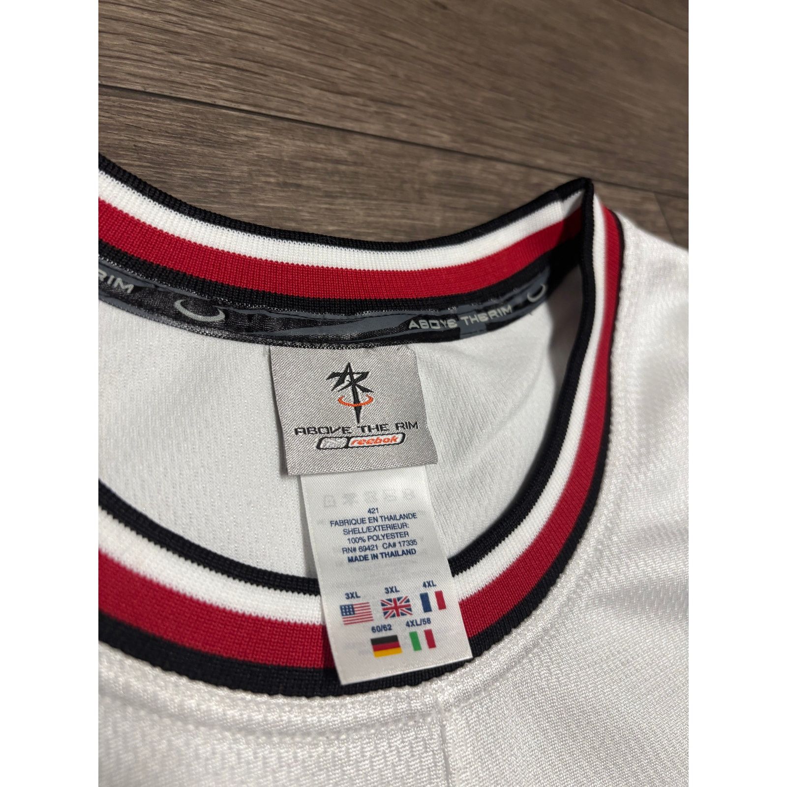 Reebok × Vintage NWT Vintage Reebok White Above the Rim Tank Shirt Sz 3XL Size US XXL / EU 58 / 5 - 5 Thumbnail
