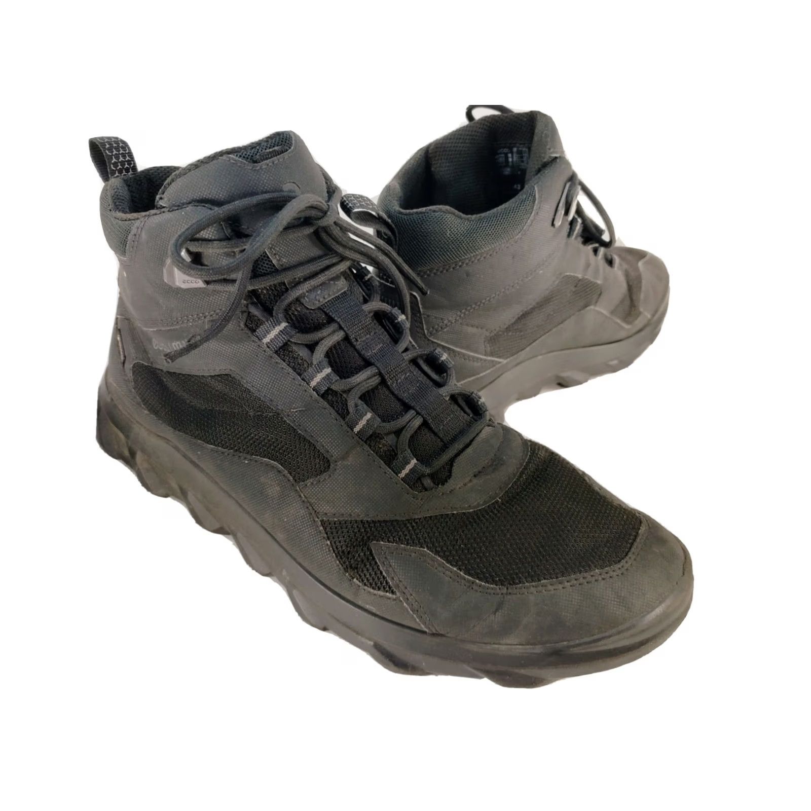 Ecco Ecco MX GTX Black, Goretex Waterproof Hiking Boots Mens 9-9.5 M Ankle Boots Waterproof Hiking Shoes Mens 9-9.5 Black ECCO 43 EU 9 UK 9 US Size US 9.5 / EU 42-43 - 2 Thumbnail