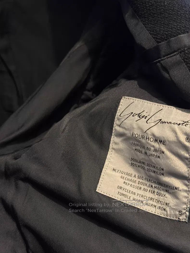 Yohji Yamamoto Yohji Yamamoto 88AW double-breasted red line coat Size US S / EU 44-46 / 1 - 4 Thumbnail