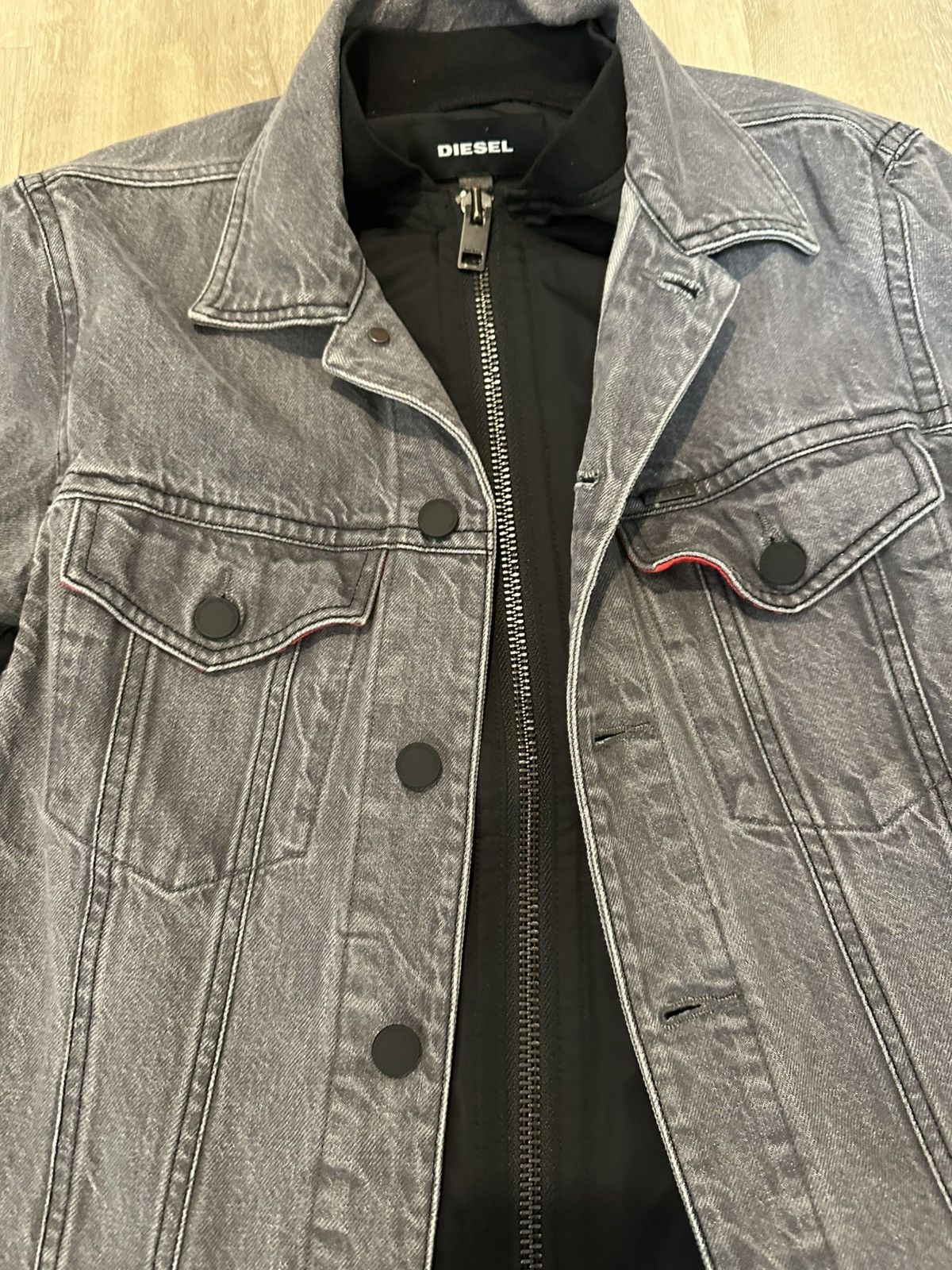 Diesel Vintage diesel layered jacket Size US S / EU 44-46 / 1 - 3 Thumbnail