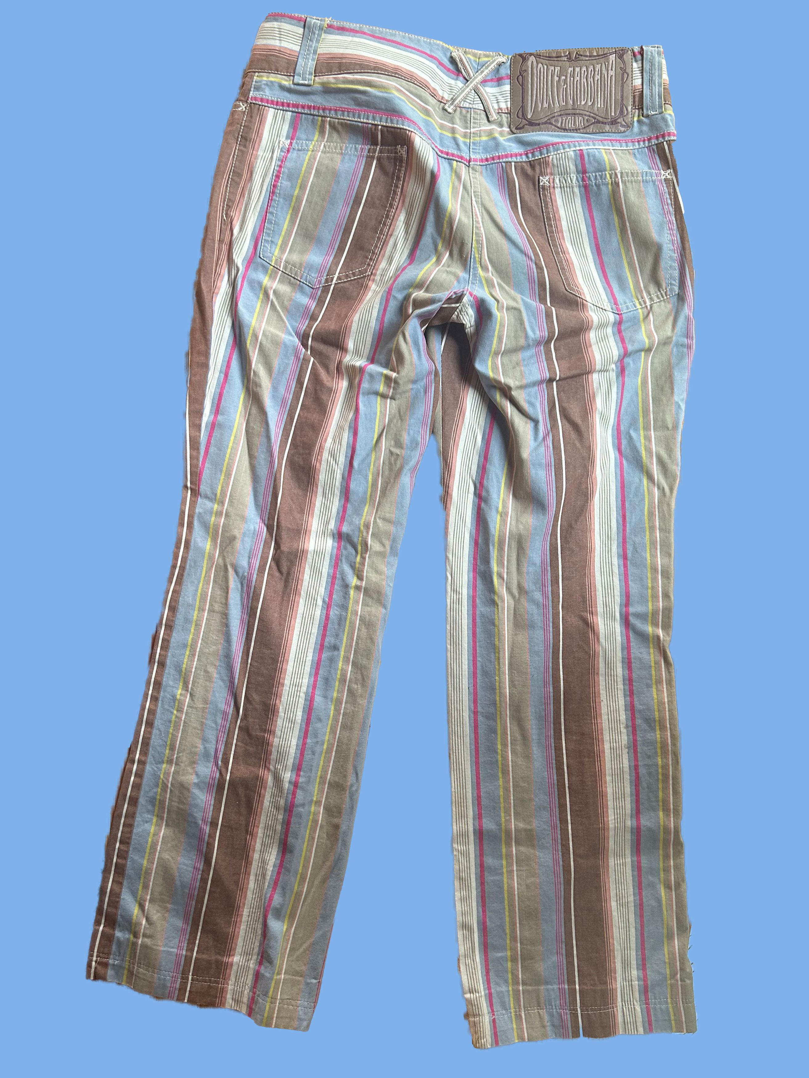 Dolce & Gabbana Vintage Dolce & Gabbana Rainbow Pants Size 42" / US 20 - 2 Thumbnail