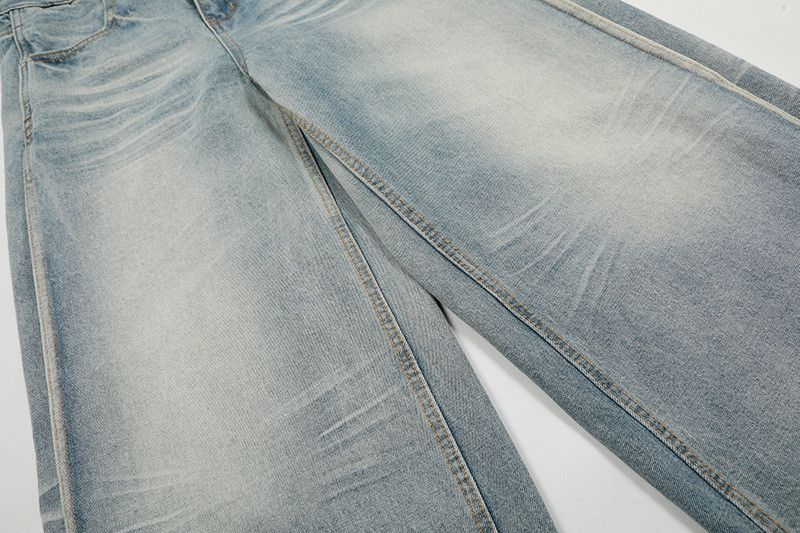 Jean American retro straight leg wide-leg jeans for men Size US 32 / EU 48 - 4 Thumbnail