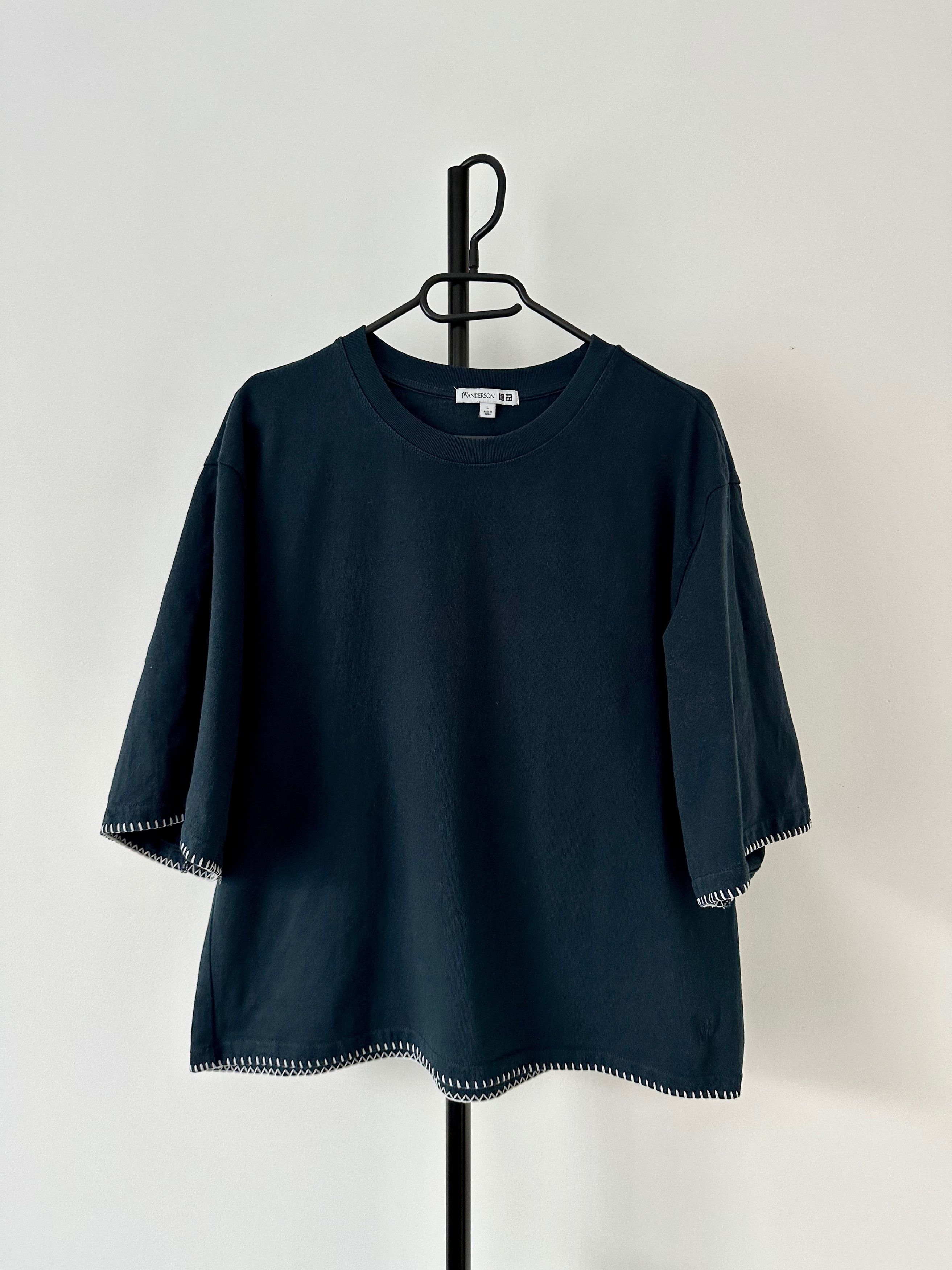 JW Anderson × Uniqlo JW Anderson x Uniqlo sweat shirt navy blue Size L / US 10 / IT 46 - 1 Thumbnail