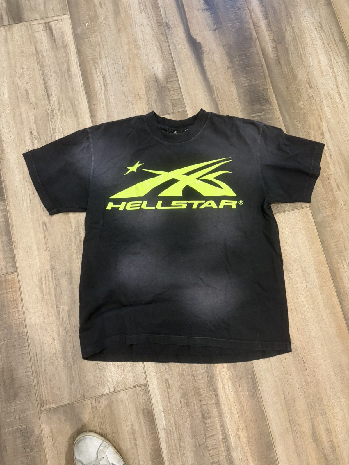 HELLSTAR Hellstar Black/Neon Tee Gel logo XL Size US XL / EU 56 / 4 - 1 Thumbnail