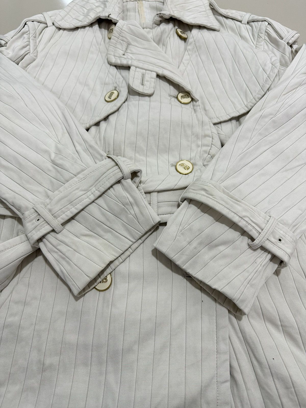 Issey Miyake Rare Mercibeaucoup Issey Miyake Double Breast Trench coat Size S / US 4 / IT 40 - 9 Thumbnail
