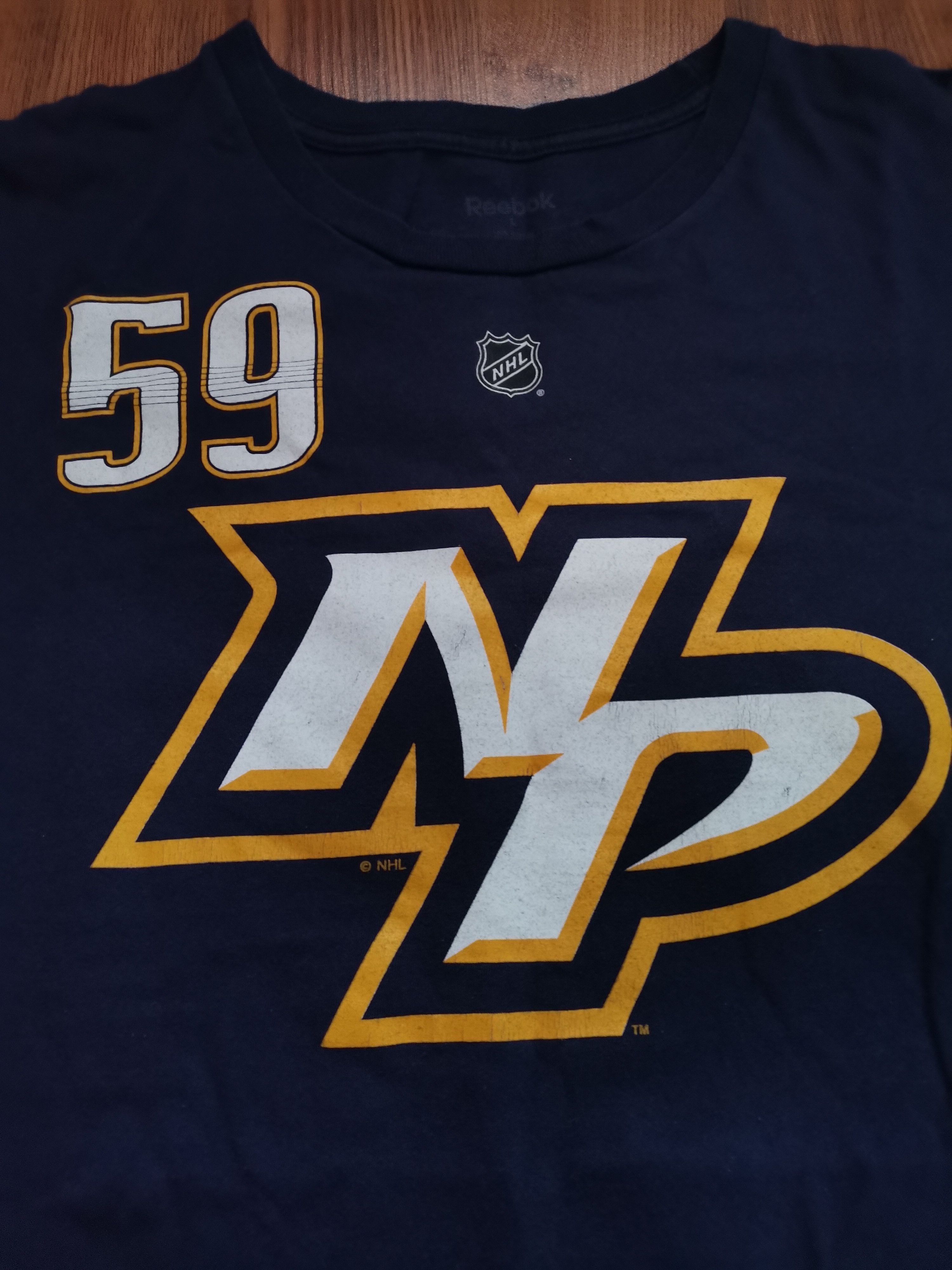 Reebok Reebok x NHL Nashville Predators Josi 59 Tee Size US L / EU 52-54 / 3 - 2 Thumbnail