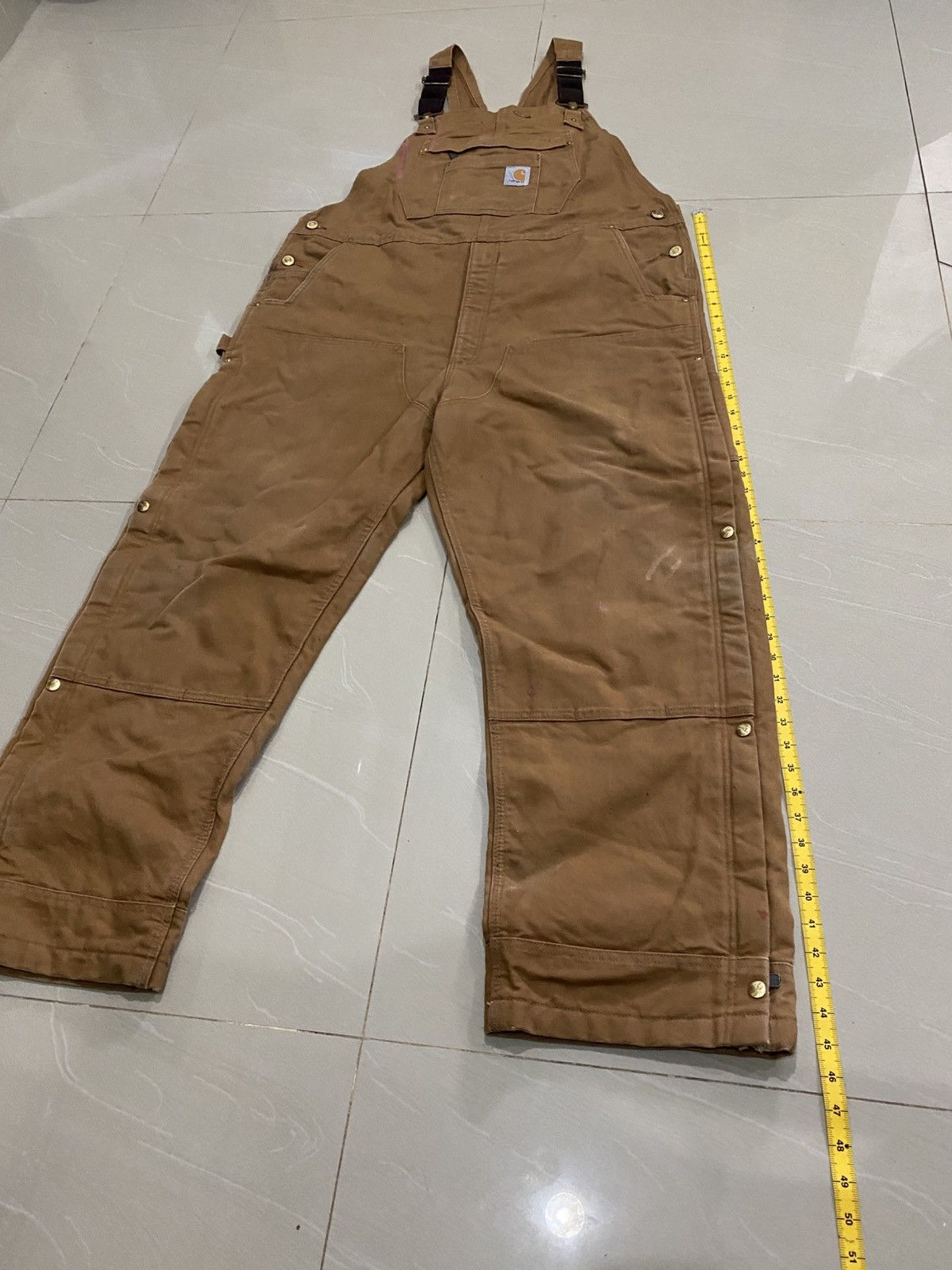 Carhartt Vintage Carhartt Overalls Double Knee Brown Big Size Size US 44 / EU 60 - 6 Thumbnail