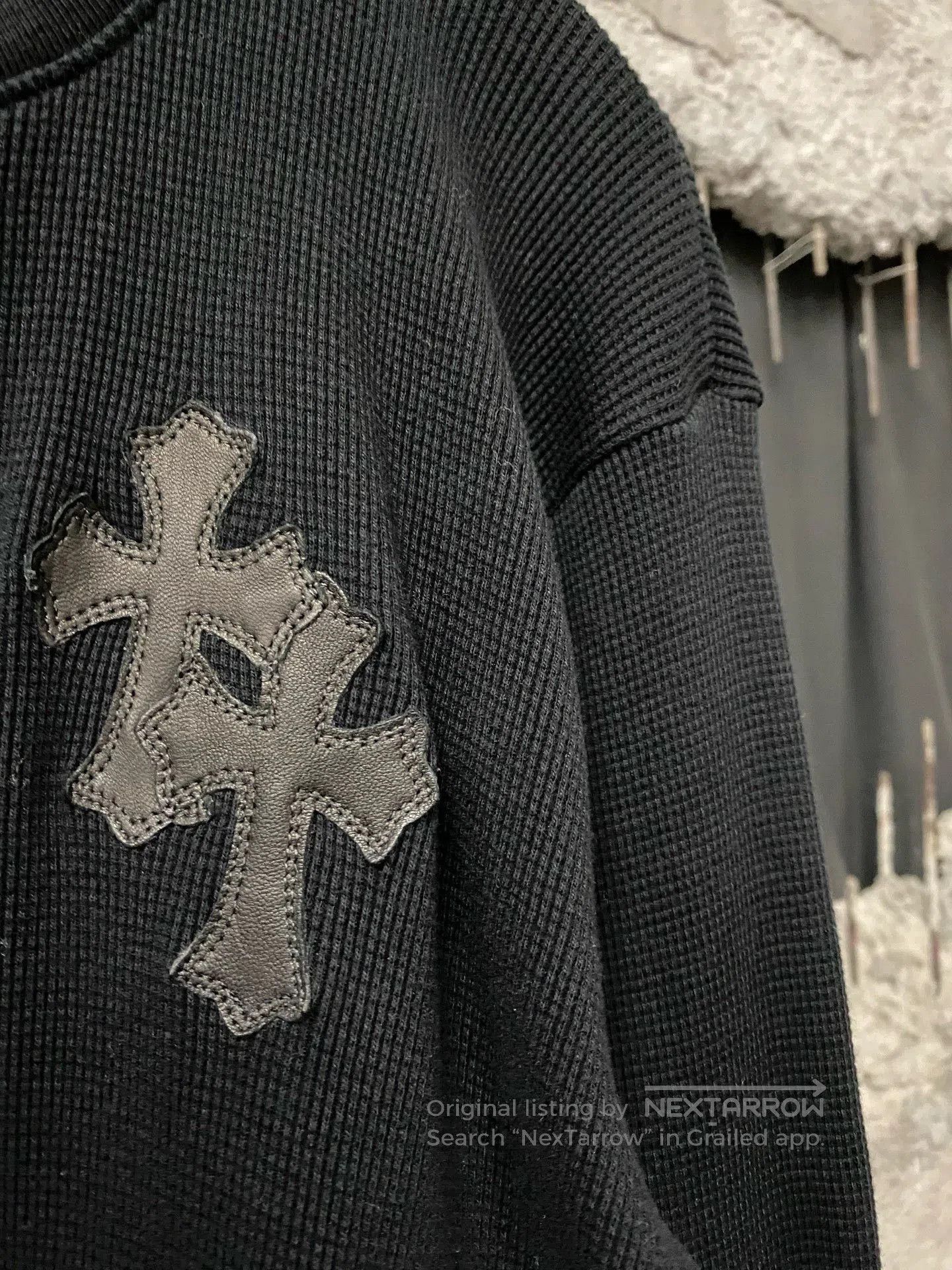 Chrome Hearts Chrome Hearts Waffle Knit Cross Long Sleeve. Size US S / EU 44-46 / 1 - 5 Thumbnail