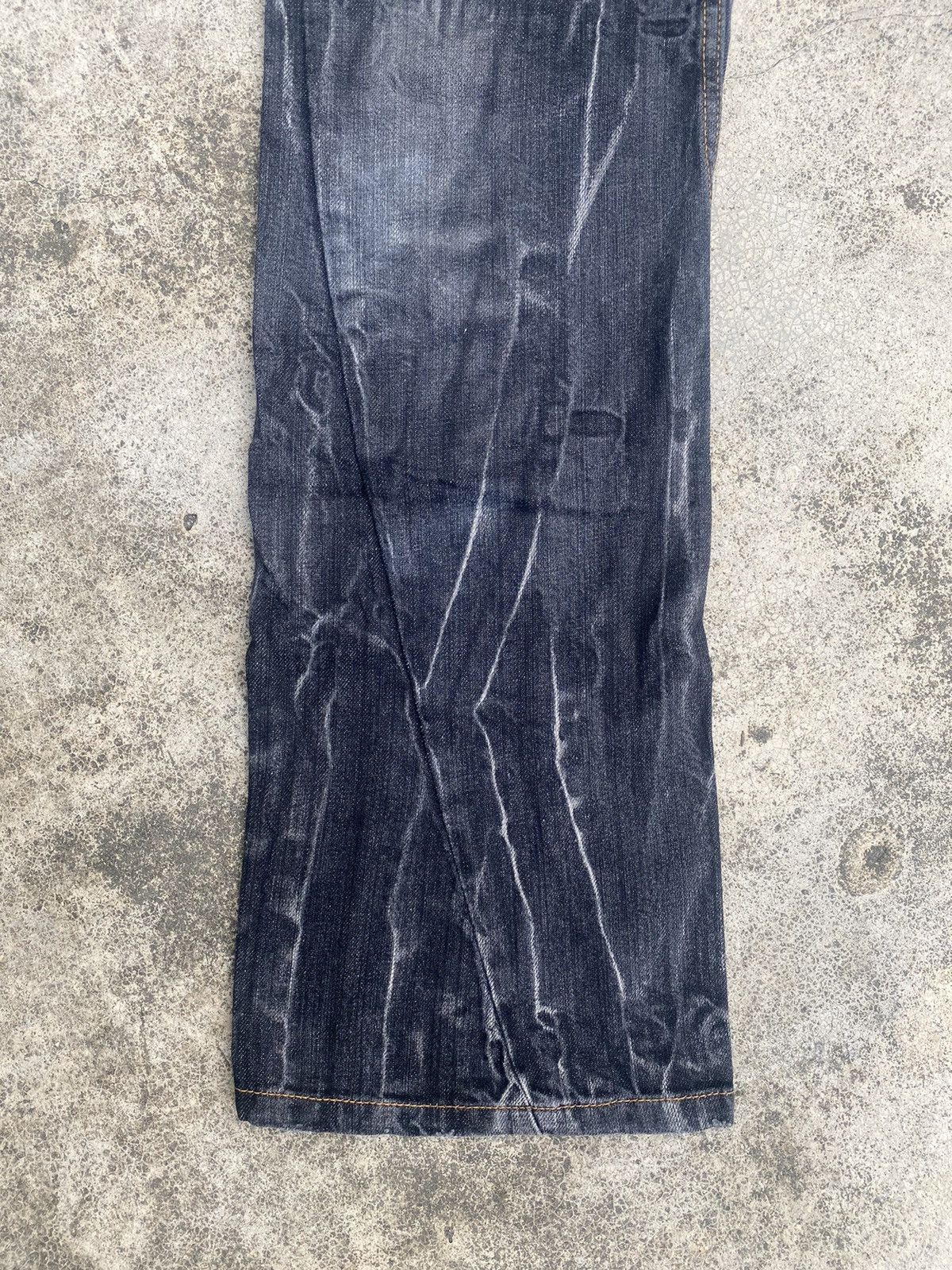If Six Was Nine × Japanese Brand Flare Jeans Antful Distressed Clawmark Splash Size US 30 / EU 46 - 4 Thumbnail