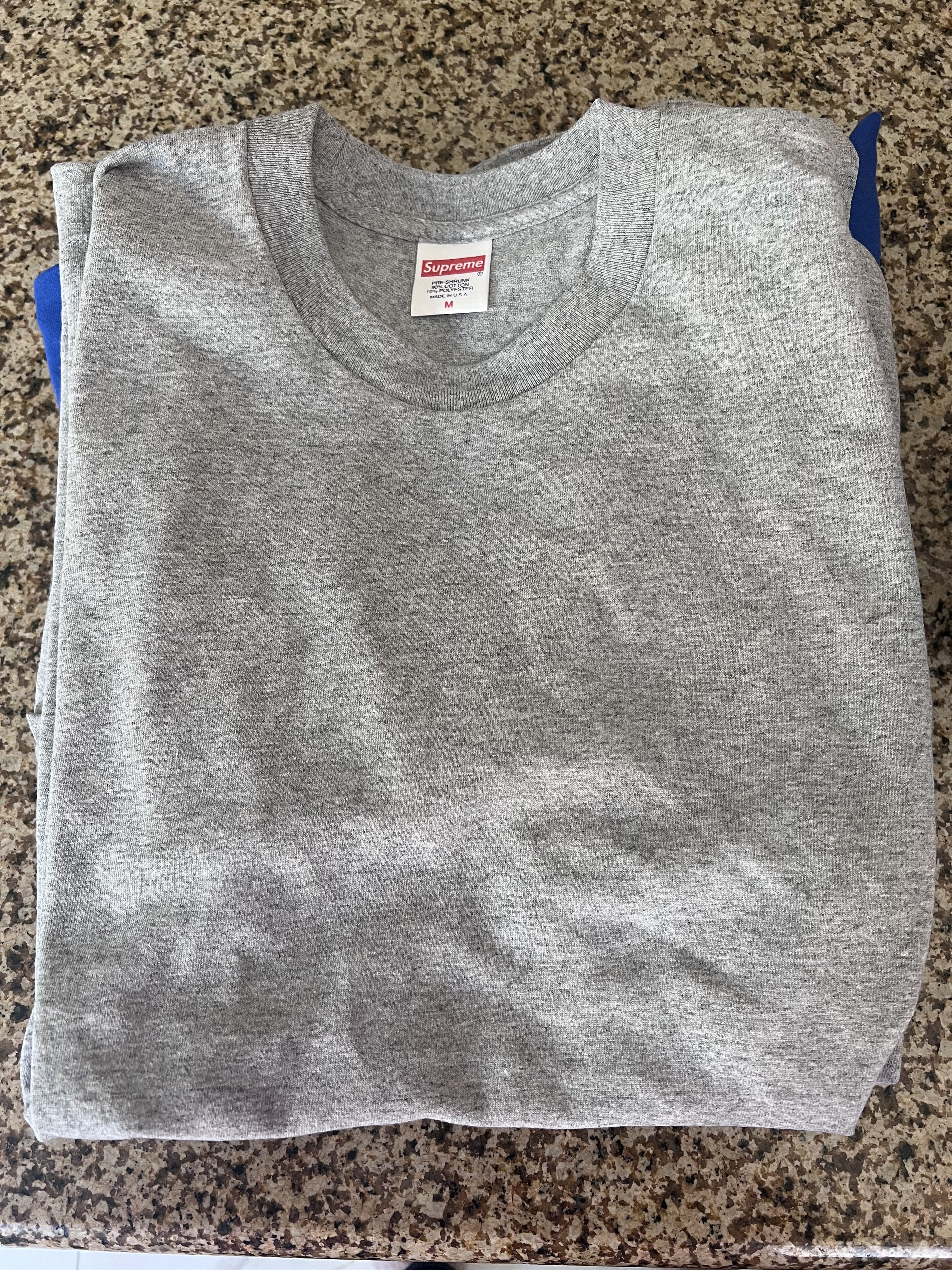 Supreme Supreme Blank Grey Size Medium Size US M / EU 48-50 / 2 - 1 Thumbnail