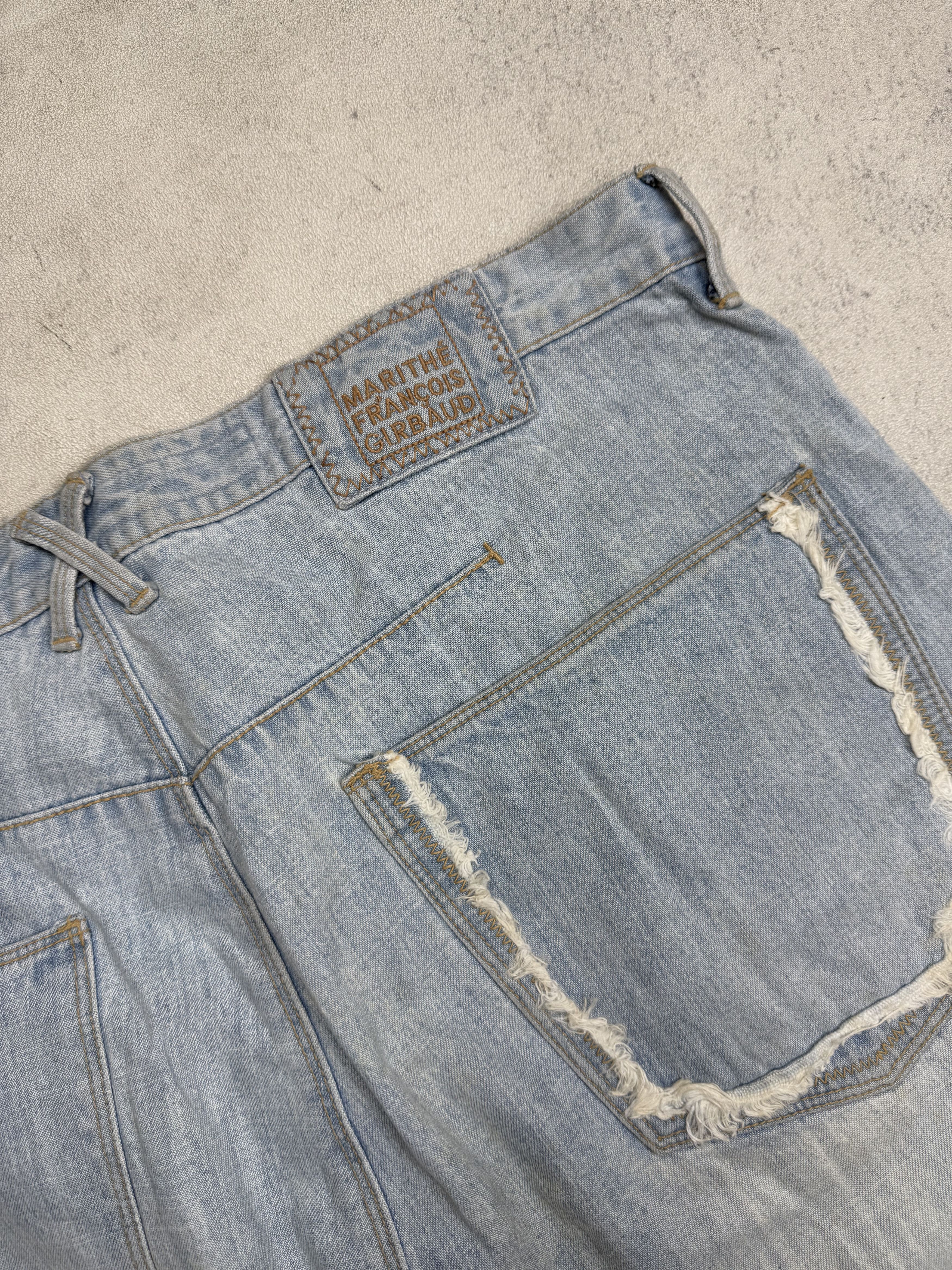 Marithe + Francois Girbaud Marithe Francois Girbaud Jorts Denim Size US 36 / EU 52 - 11 Thumbnail