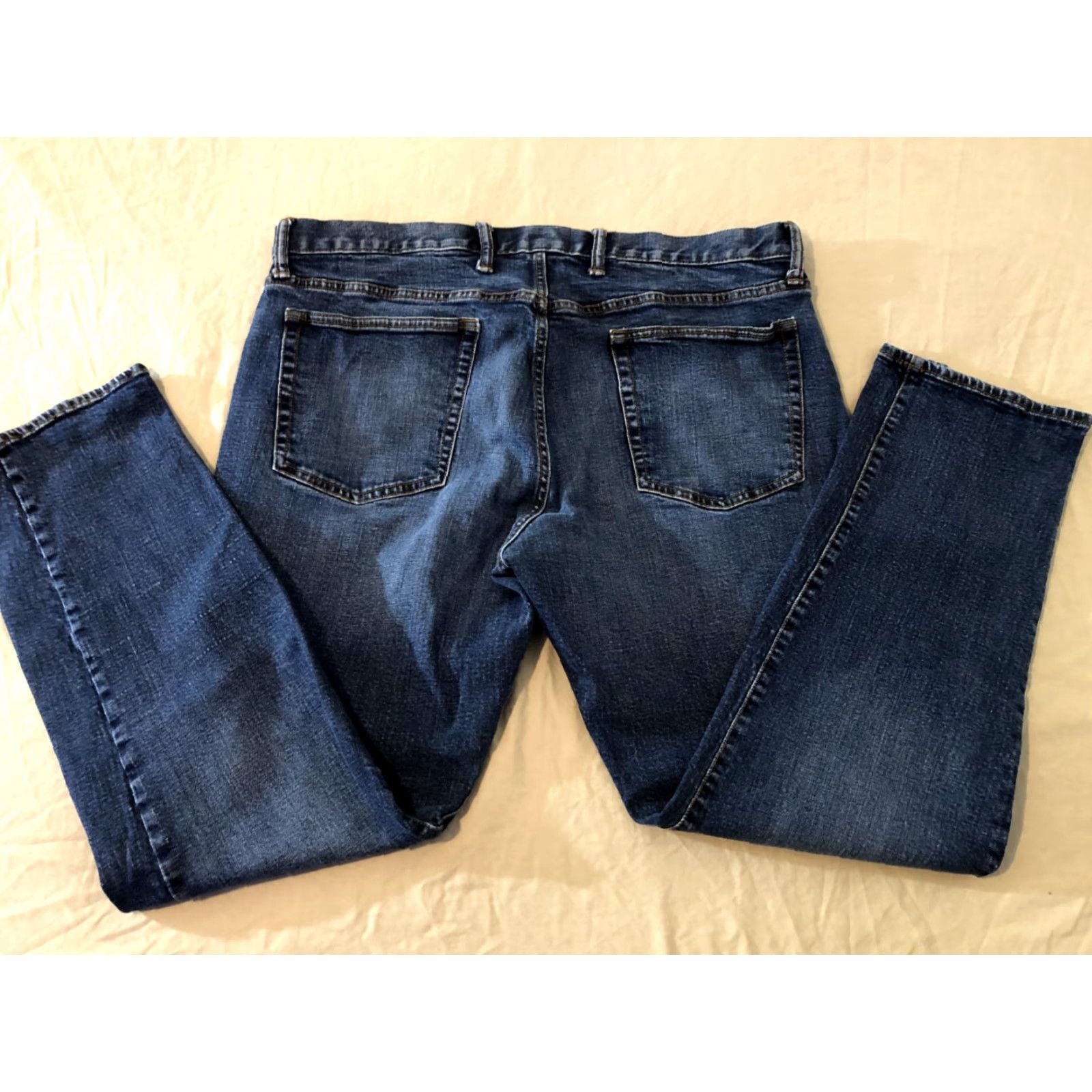 Gap Mens Gap Jeans 38x30 Slim Straight Denim Pants Stretch 40x30 Blue Jeans Regular Fit Mens Size US 38 / EU 54 - 2 Thumbnail