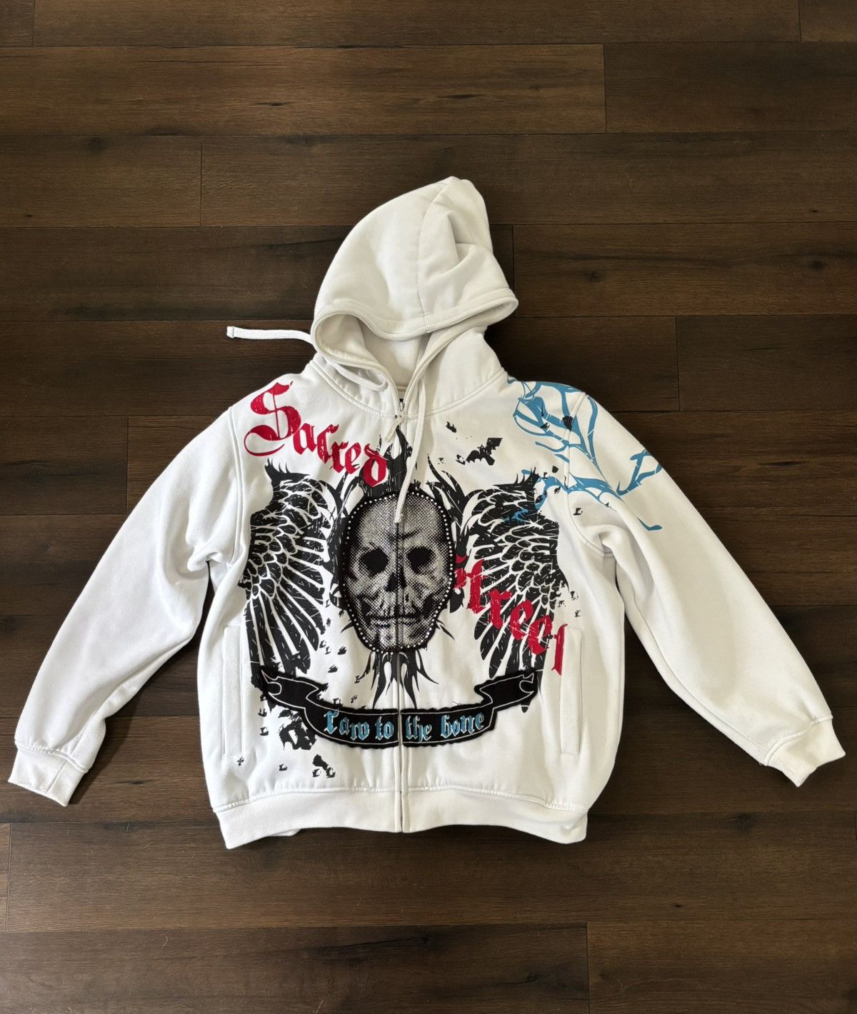 Japanese Brand × Vintage RARE Y2K HOODIE Size US XXL / EU 58 / 5 - 1 Thumbnail