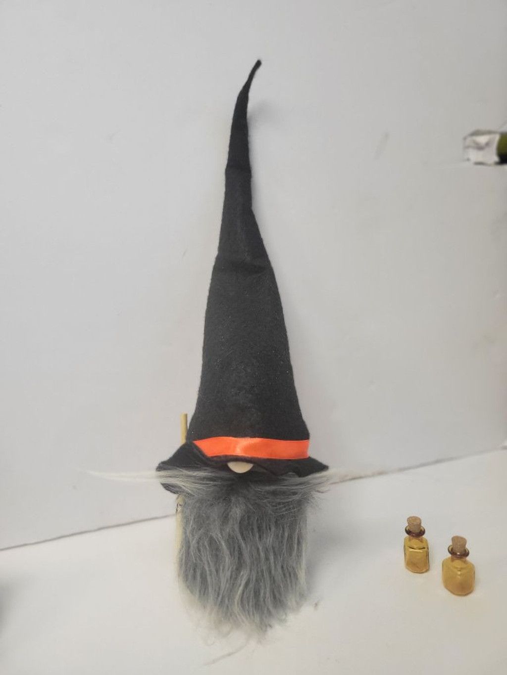 Handmade Witch Halloween gnome shelf sitter tie Size ONE SIZE - 3 Thumbnail