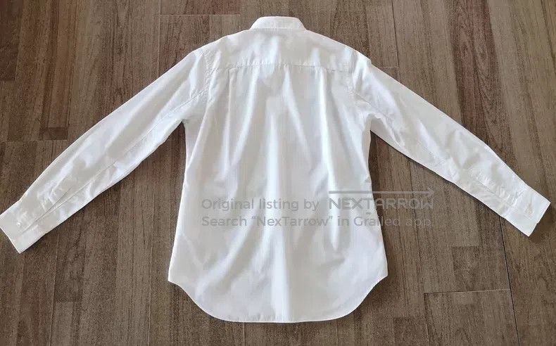 Comme des Garcons Comme Des Garcons Red Heart Embroidered White Shirt Size M / US 6-8 / IT 42-44 - 2 Thumbnail