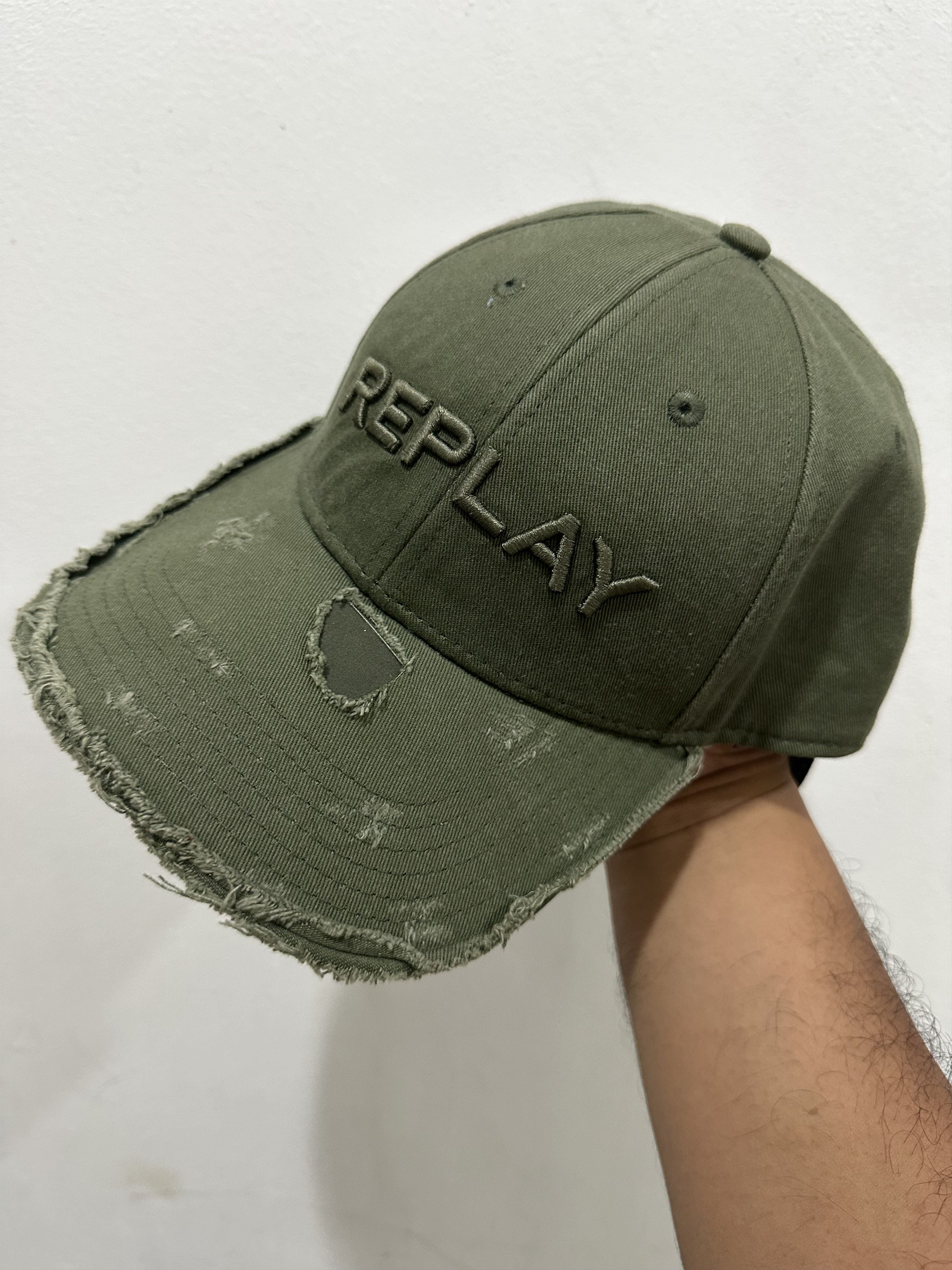 Replay VTG Replay Distress Hat Size ONE SIZE - 1 Thumbnail
