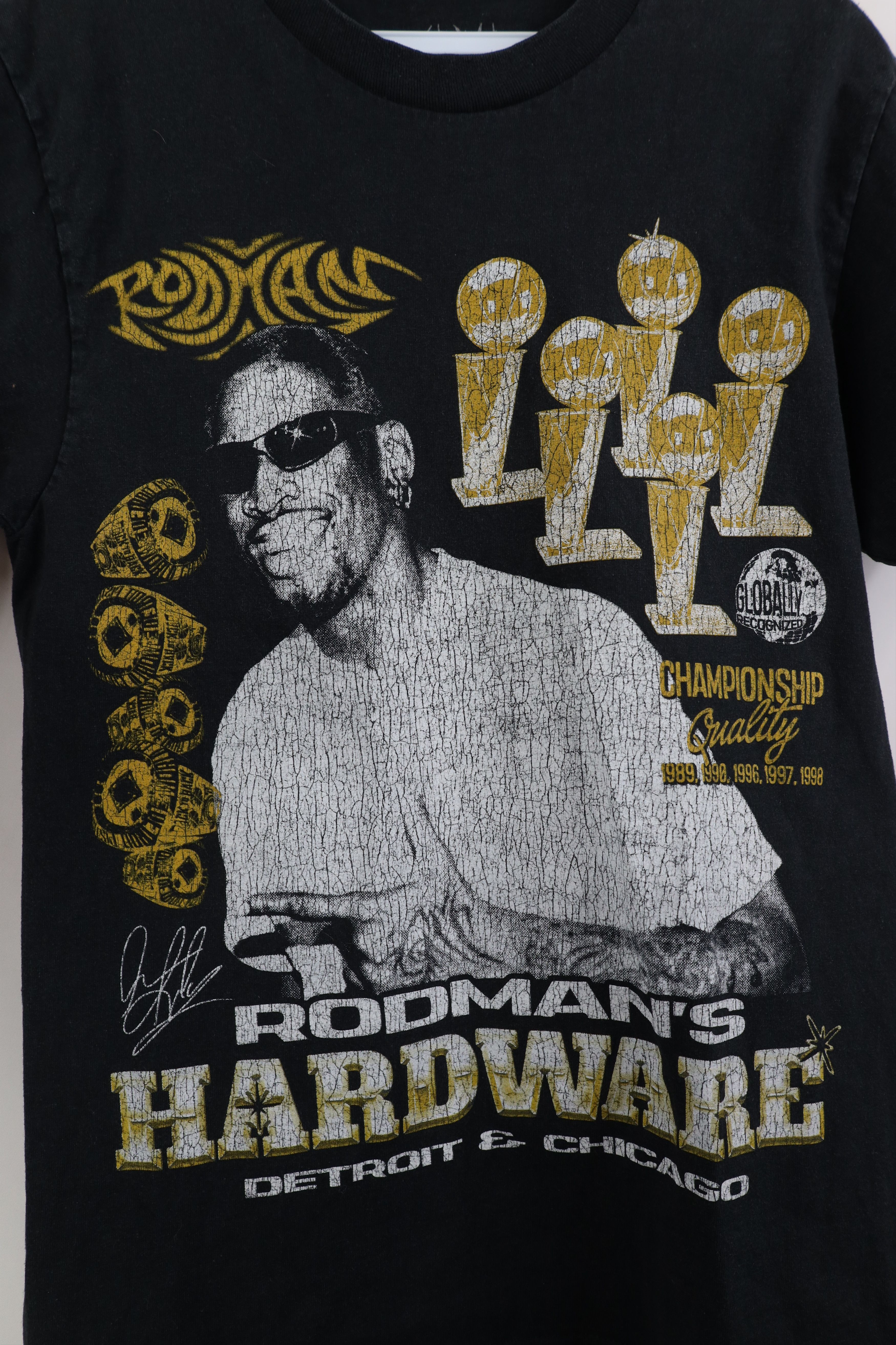 Vintage Vintage Y2K Streetwear Rodman Hardware Detroit T-Shirt Size US S / EU 44-46 / 1 - 4 Thumbnail