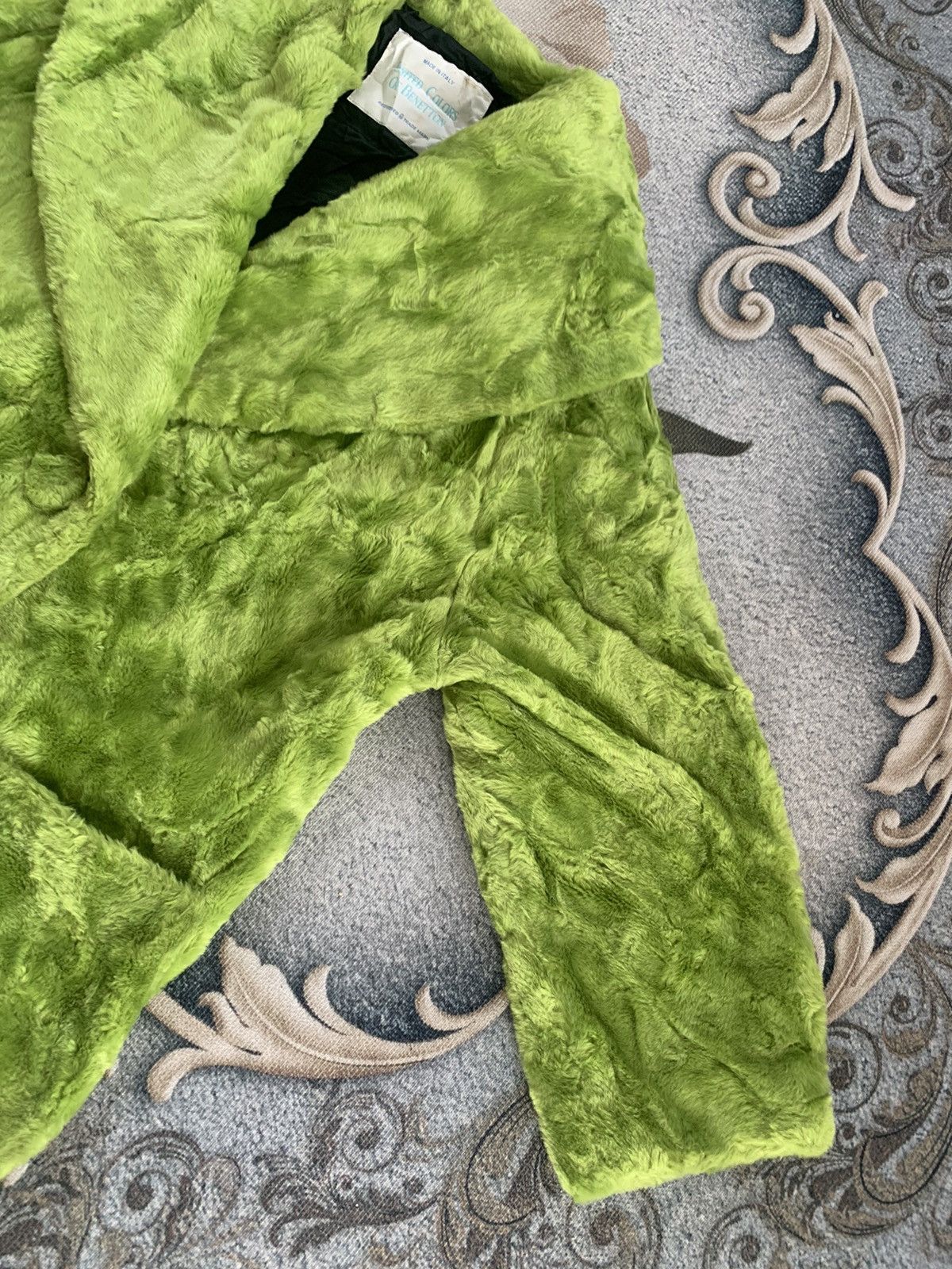 United Colors Of Benetton United Colors Of Benetton Furry Like Double Breast Coat Size M / US 6-8 / IT 42-44 - 6 Thumbnail