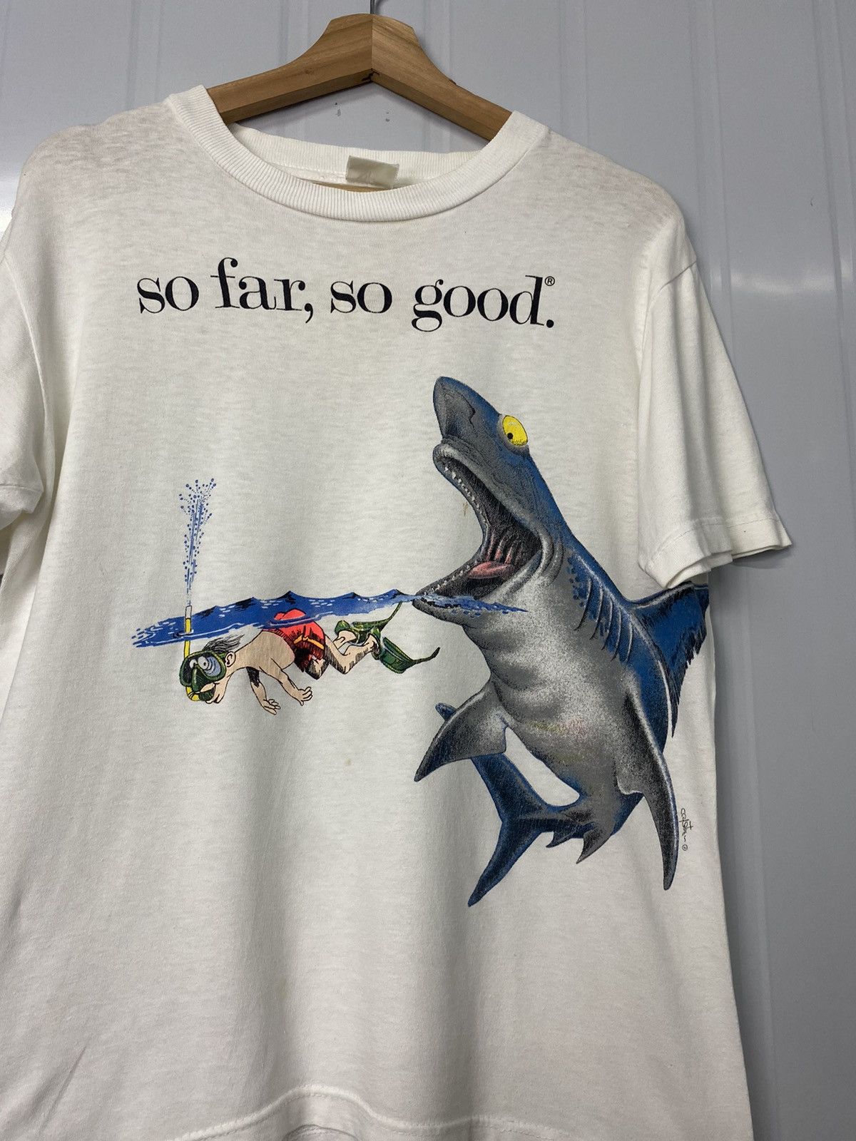 RARE! Vintage 90s So Far So Good Parody Shark Comic