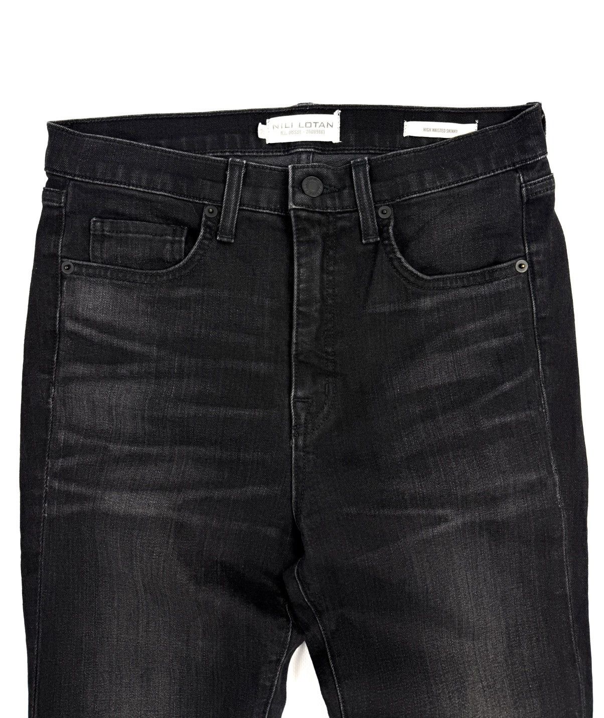 Nili Lotan Nili Lotan High Waist Skinny Jeans Raw Hem USA Avantgarde Size 28" / US 6 / IT 42 - 7 Thumbnail
